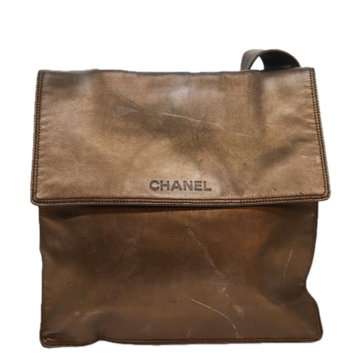 Chanel League Gold Leather Shoulder Bag (Pre-Owned) Size ONE SIZE - 1 Thumbnail