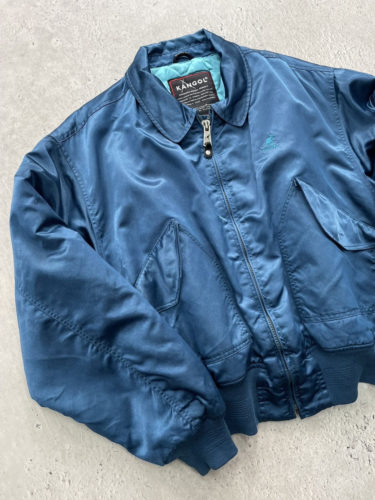 Kangol Rare Germany kangol CwU bomber nylon jacket y2k Size US L / EU 52-54 / 3 - 2 Thumbnail