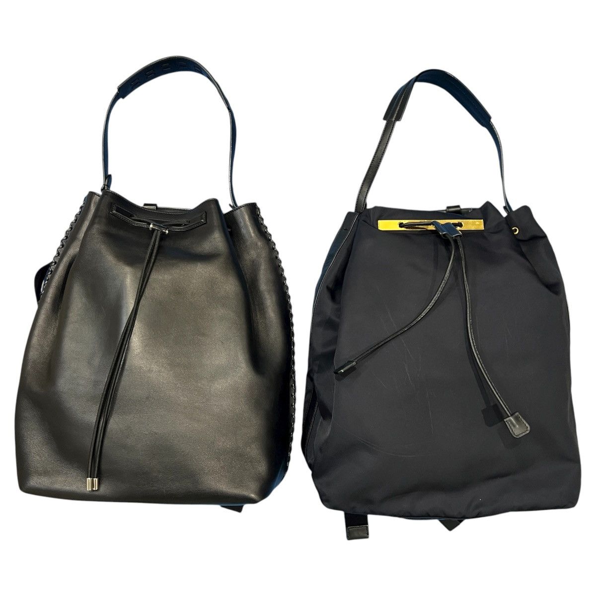 The Row THE ROW Black Nylon 2Way Backpack Tote Bag Size ONE SIZE - 2 Thumbnail
