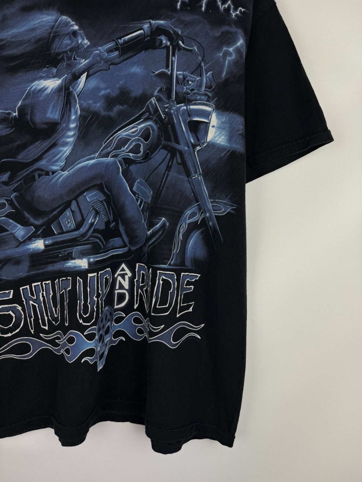 Liquid Blue FTW Shut Up And Ride Liquid Blue Graphic Print T Shirt Tee Size US L / EU 52-54 / 3 - 6 Thumbnail