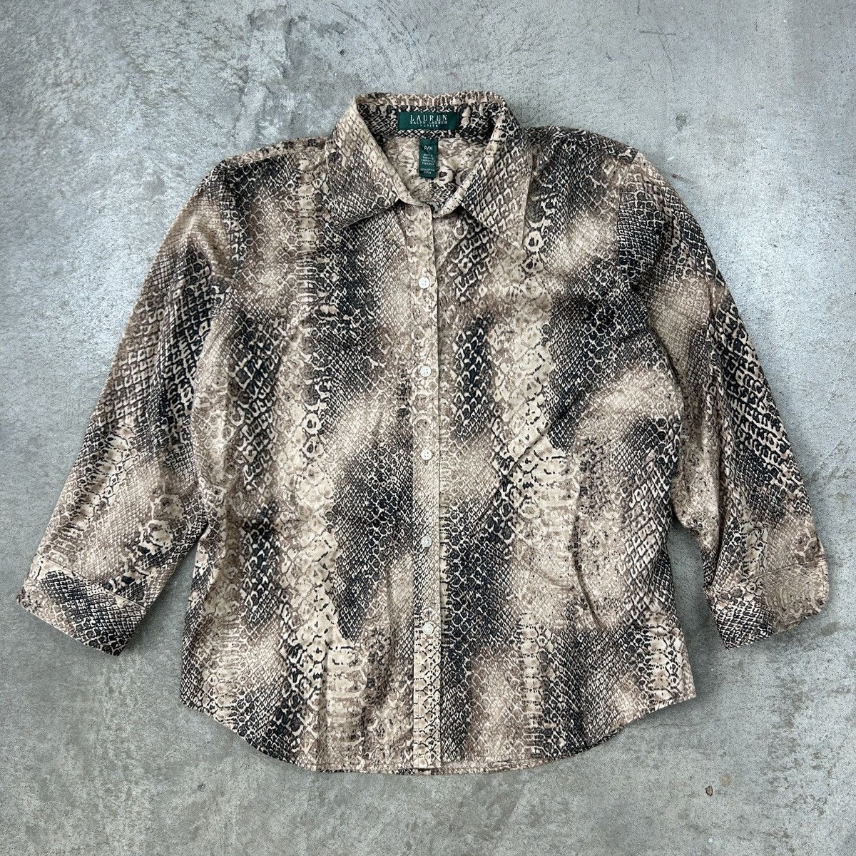 Lauren Ralph Lauren × Polo Ralph Lauren × Ralph Lauren Lauren Ralph Lauren Petite - Snake Shirt Size M / US 6-8 / IT 42-44 - 9 Thumbnail