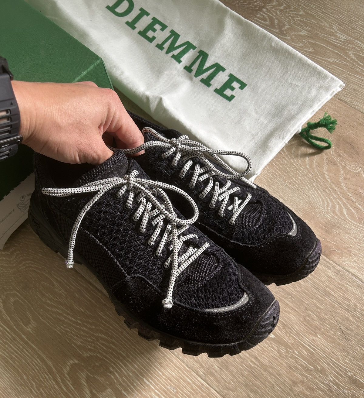 Diemme Diemme Possagno Runner Black Mesh Size US 8 / EU 41 - 1 Thumbnail