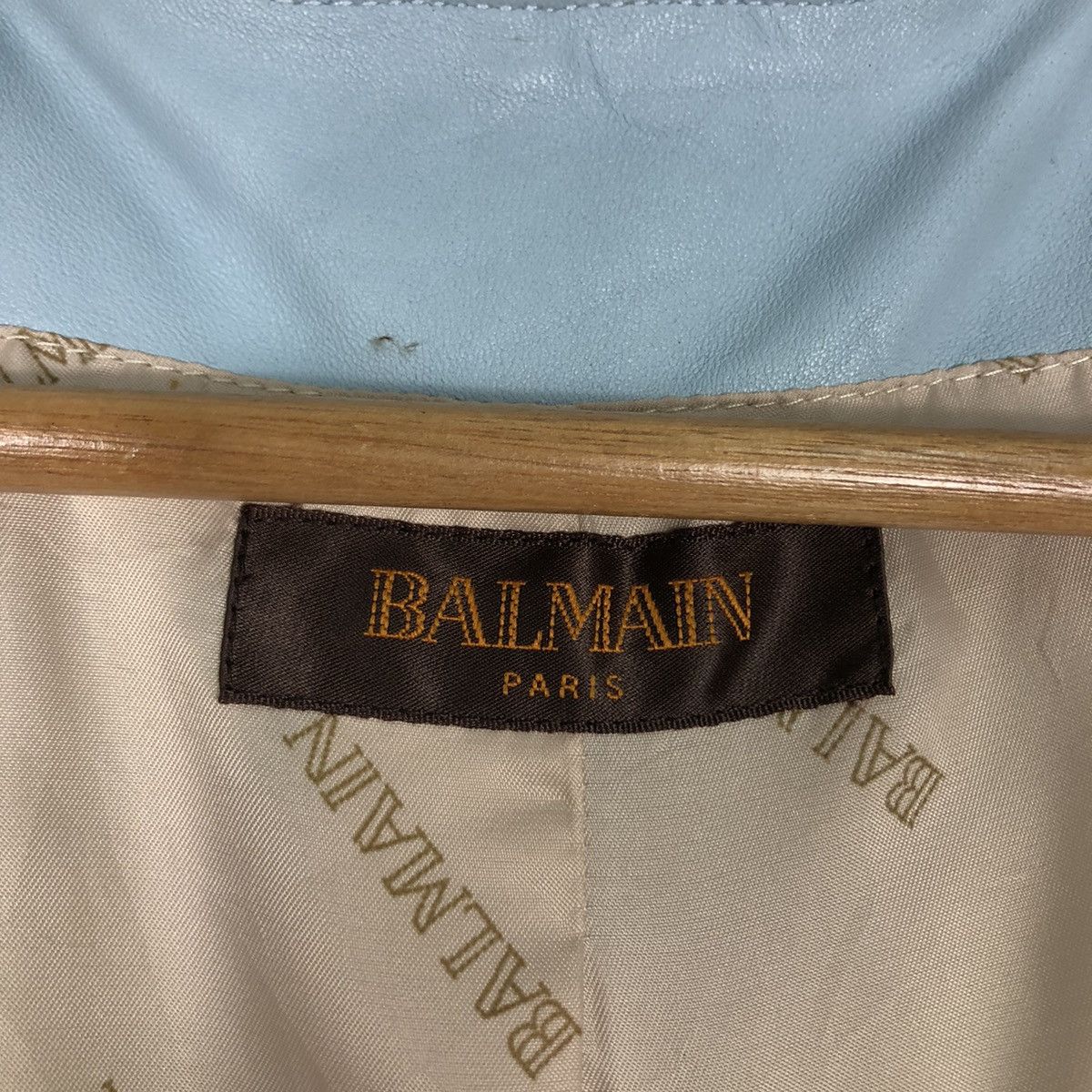 Balmain 🔥Vintage Vest Leather Tank Top Balmain Paris Size US M / EU 48-50 / 2 - 14 Thumbnail