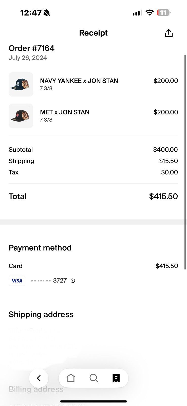 Jon Stan NYC JonStanNYC X New Era NY METS Size ONE SIZE - 3 Thumbnail
