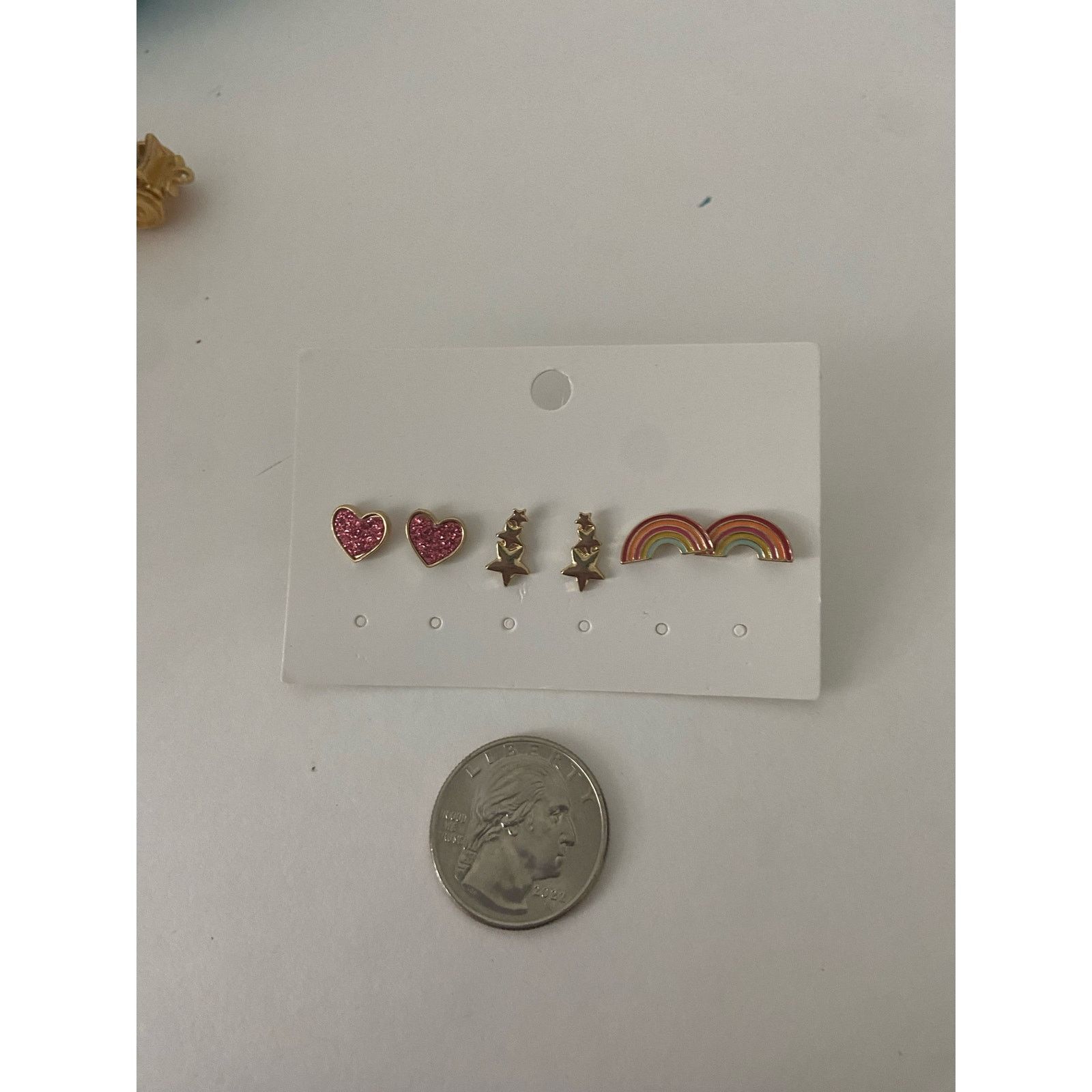 Other heart star and rainbow earrings Size ONE SIZE - 2 Thumbnail