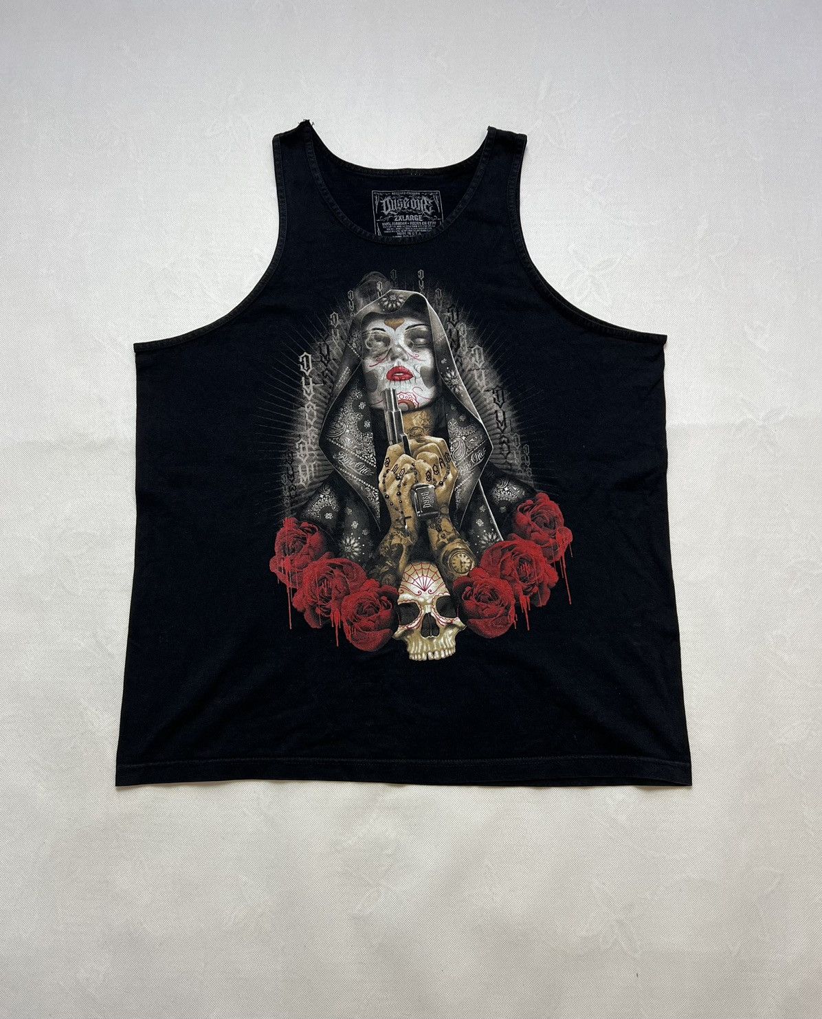Affliction × Vintage Tshirt Dyseone Affliction vintage skull Size US XXL / EU 58 / 5 - 1 Thumbnail