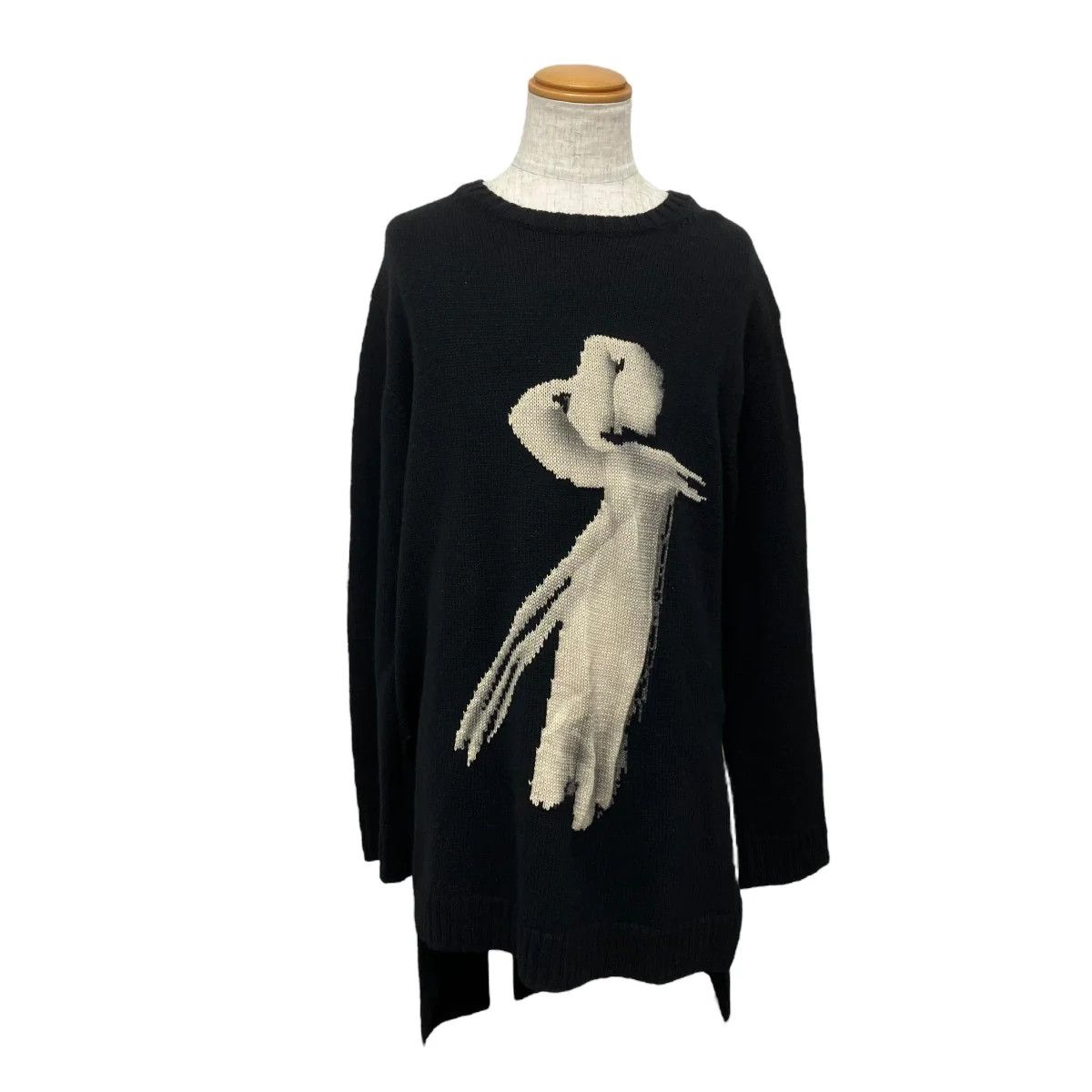 Yohji Yamamoto Yohji Yamamoto pour homme 18AW Intersia Pullover Knit Size US L / EU 52-54 / 3 - 1 Thumbnail