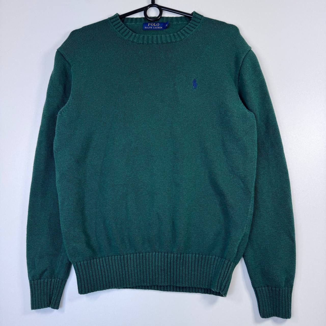 Polo Ralph Lauren Polo Ralph Lauren Sweater Green Crew Neck Cotton Knit Mens M Size US M / EU 48-50 / 2 - 1 Thumbnail