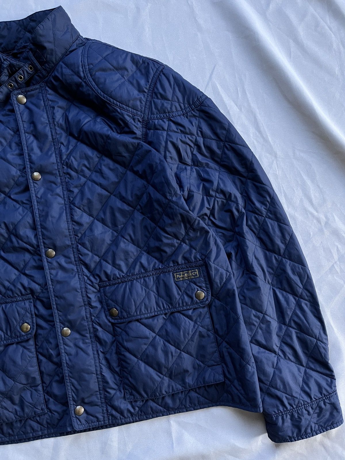 Polo Ralph Lauren PRL Blue Quilted Light Jacket Size US XL / EU 56 / 4 - 4 Thumbnail