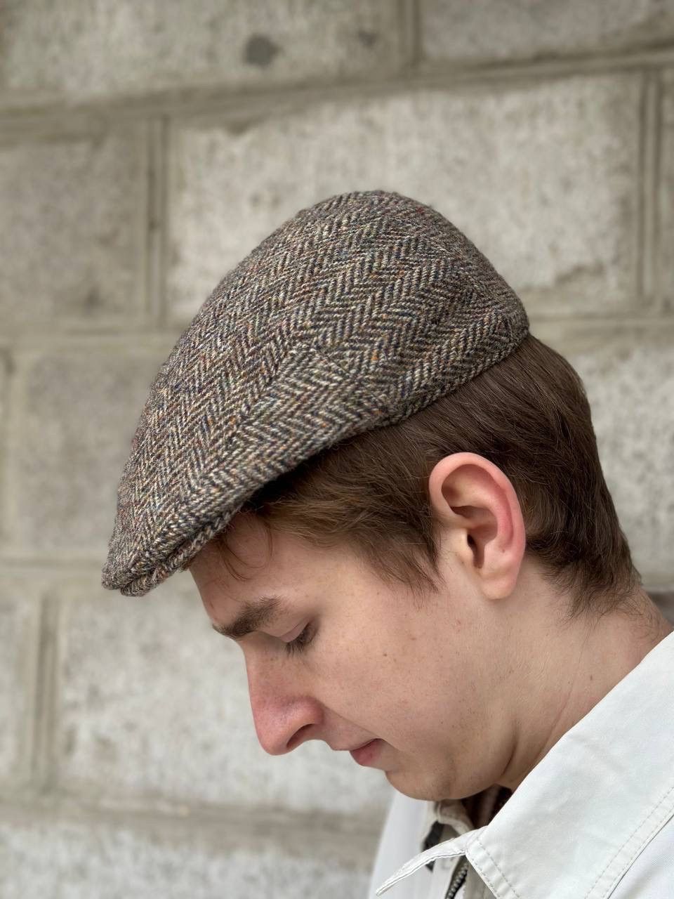 Harris Tweed Luxury Harris Tweed Hat Cap Size 55 Wool Y2K 00s USA Size ONE SIZE - 2 Thumbnail
