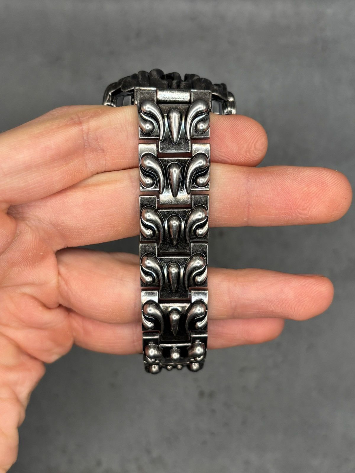 Other Wristwatch Silver Black Vintage Gothic Size ONE SIZE - 5 Thumbnail