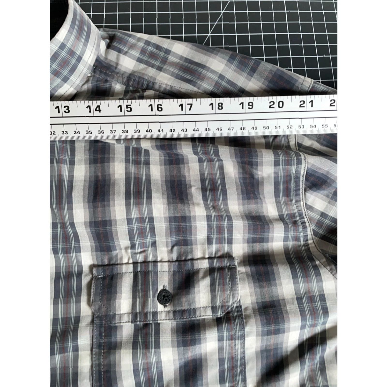 Vintage Kuhl Shirt Mens 2XL Gray Black Plaid Outdoors Nature Hiking Eluxor Response Button-Up Long Sleeve Casual Workwear Size US XXL / EU 58 / 5 - 7 Thumbnail