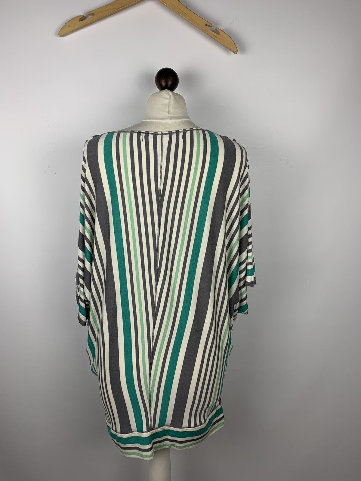 Max Mara Max Studio Striped Top T-Shirt Tunica Women's Size XL V-Neck Size XL / US 12-14 / IT 48-50 - 13 Thumbnail