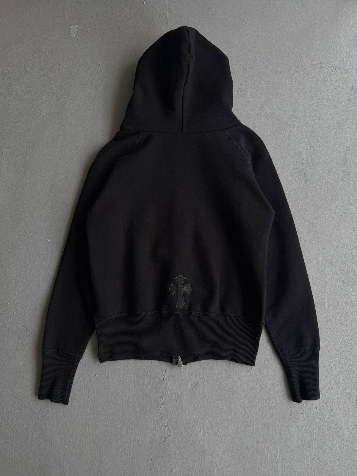 Chrome Hearts Rare Womens - Cross Patched Zip Hoodie Size M / US 6-8 / IT 42-44 - 1 Thumbnail