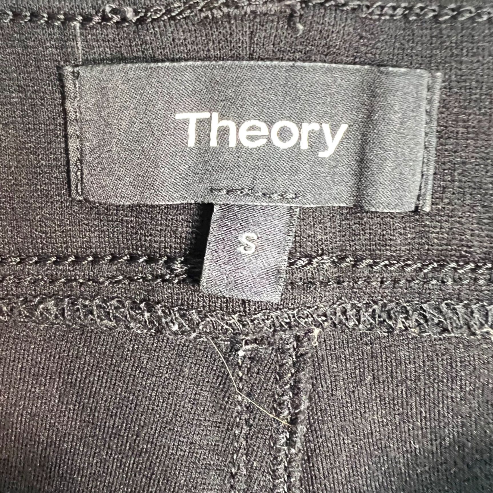 Theory Theory Womens Size Small Black Skinny Fit Stretch Pants Size 28" / US 6 / IT 42 - 3 Thumbnail