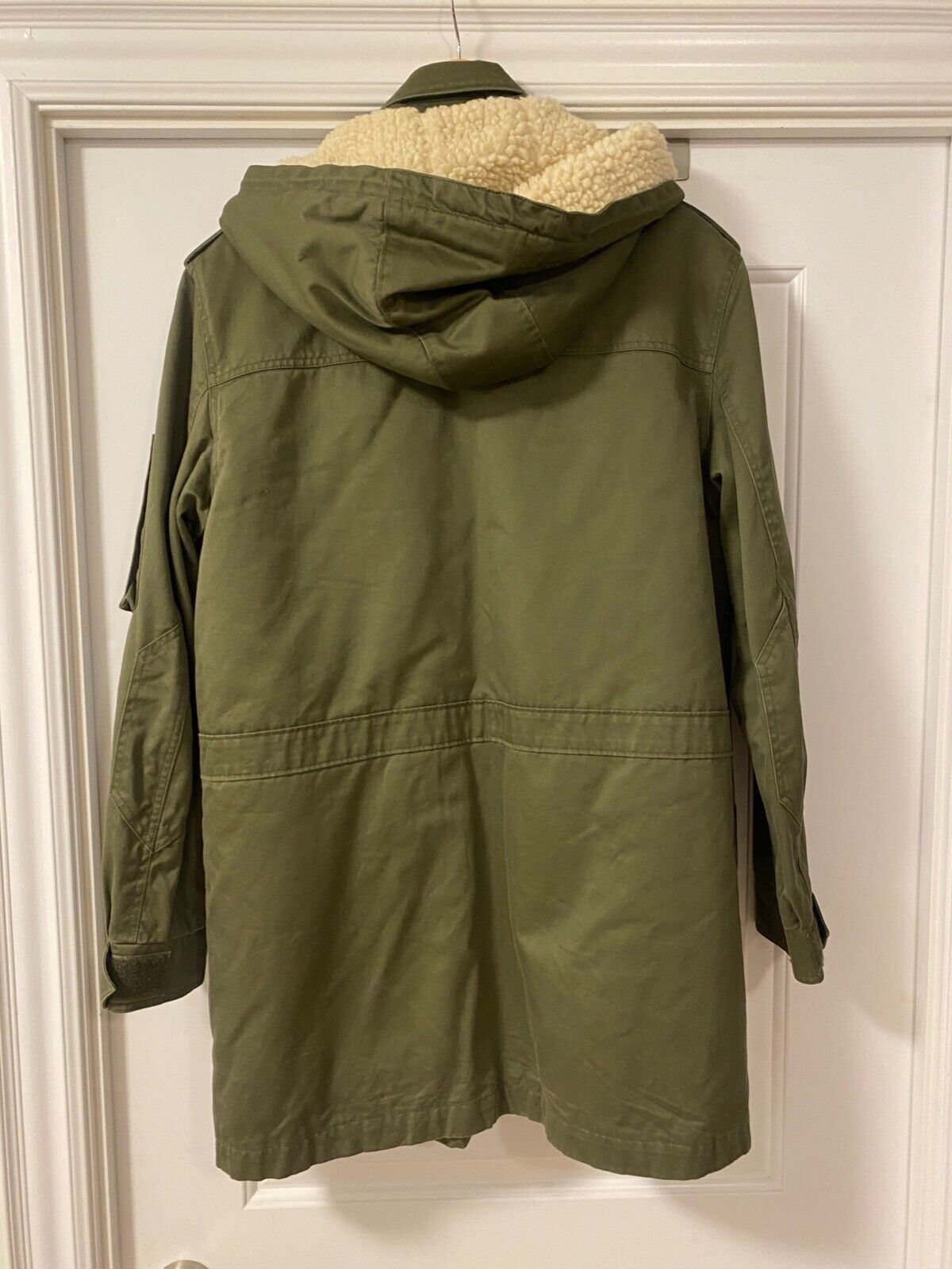 Erdem ERDEM H&M Men Pile Lined Cotton Parka Khaki Green Coat Size US M / EU 48-50 / 2 - 11 Thumbnail