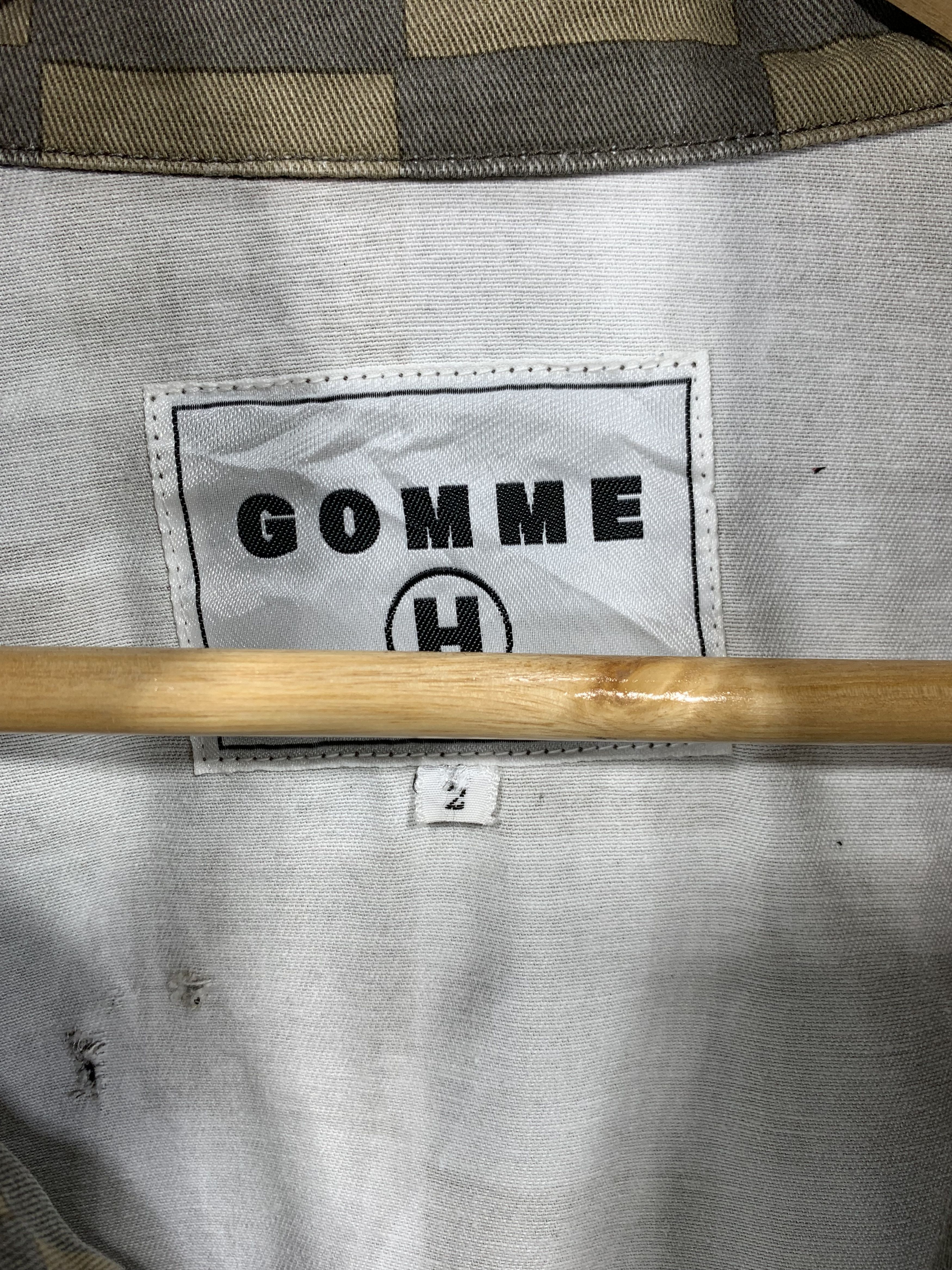 Vintage × gomme vintage Distressed Gomme Homme Size US M / EU 48-50 / 2 - 6 Thumbnail