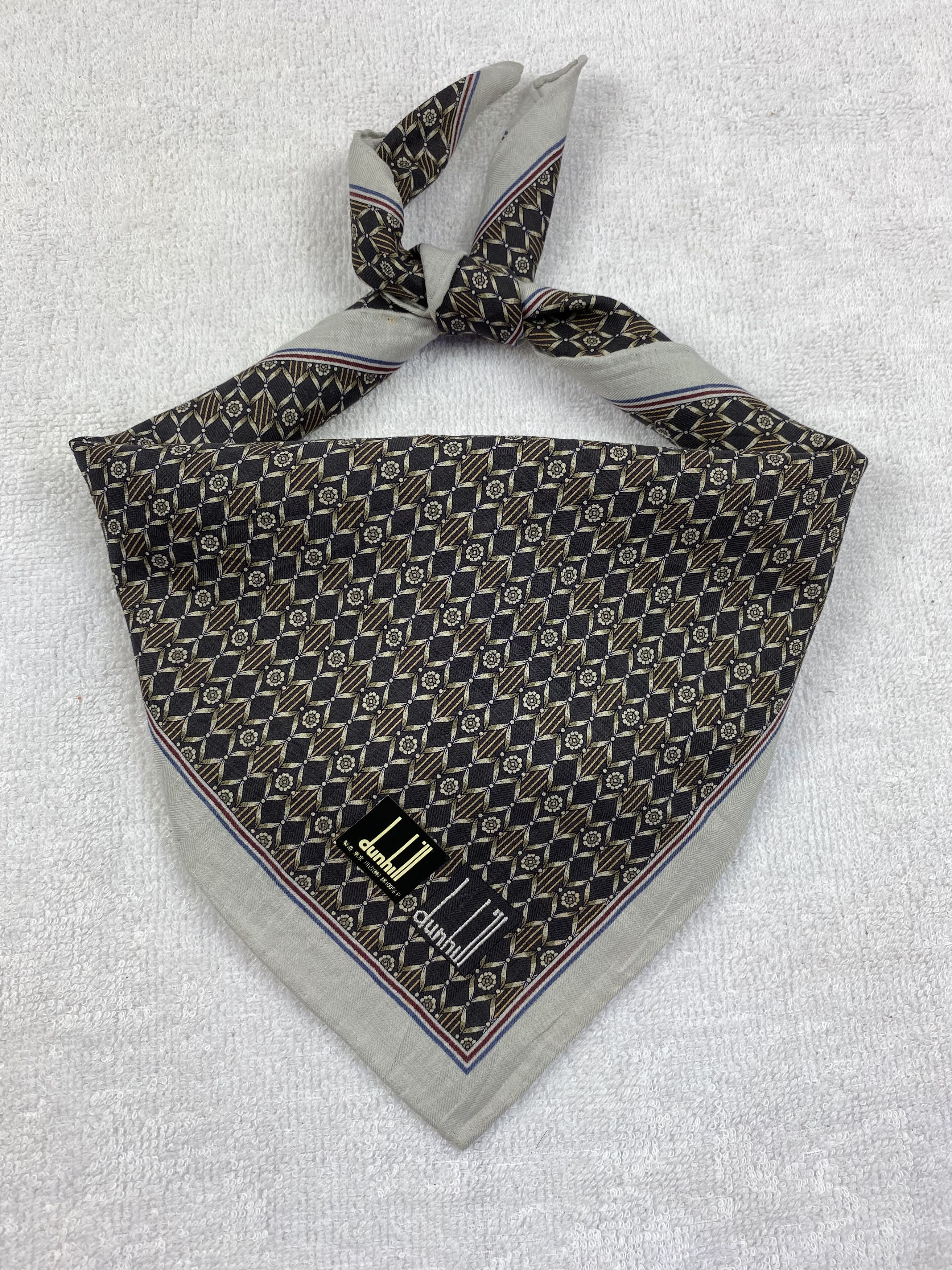 Alfred Dunhill × Vintage Alfred Dunhill Handkerchief / Bandana / Neckerchief Size ONE SIZE - 1 Thumbnail