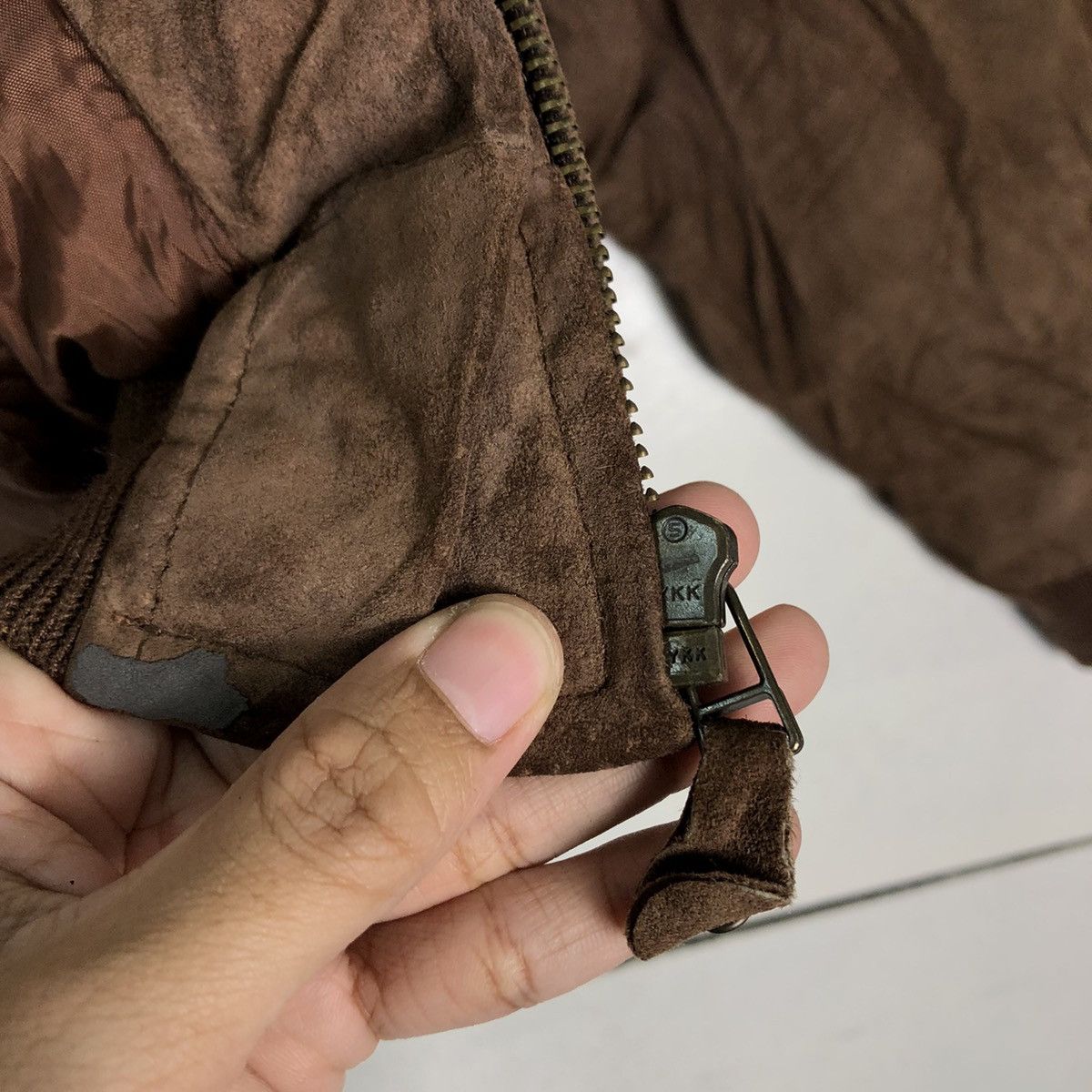 Japanese Brand 🔥Vtg Bomber Leather Jacket Uniqlo Japan Issey Miyake Size US L / EU 52-54 / 3 - 15 Thumbnail