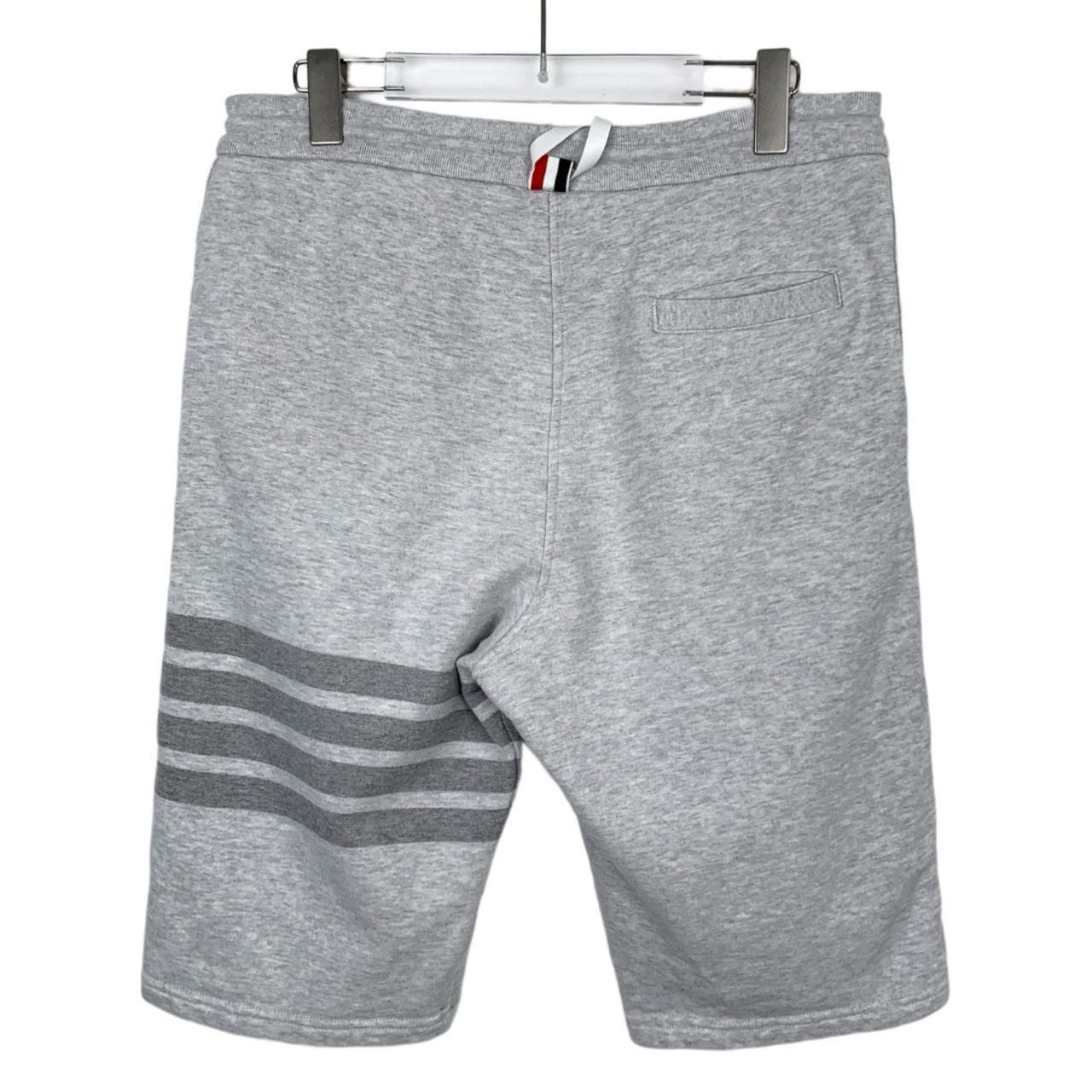 Thom Browne Thom Browne Classic Four-Bar Grey Cotton Casual Shorts Size Size US 30 / EU 46 - 2 Thumbnail