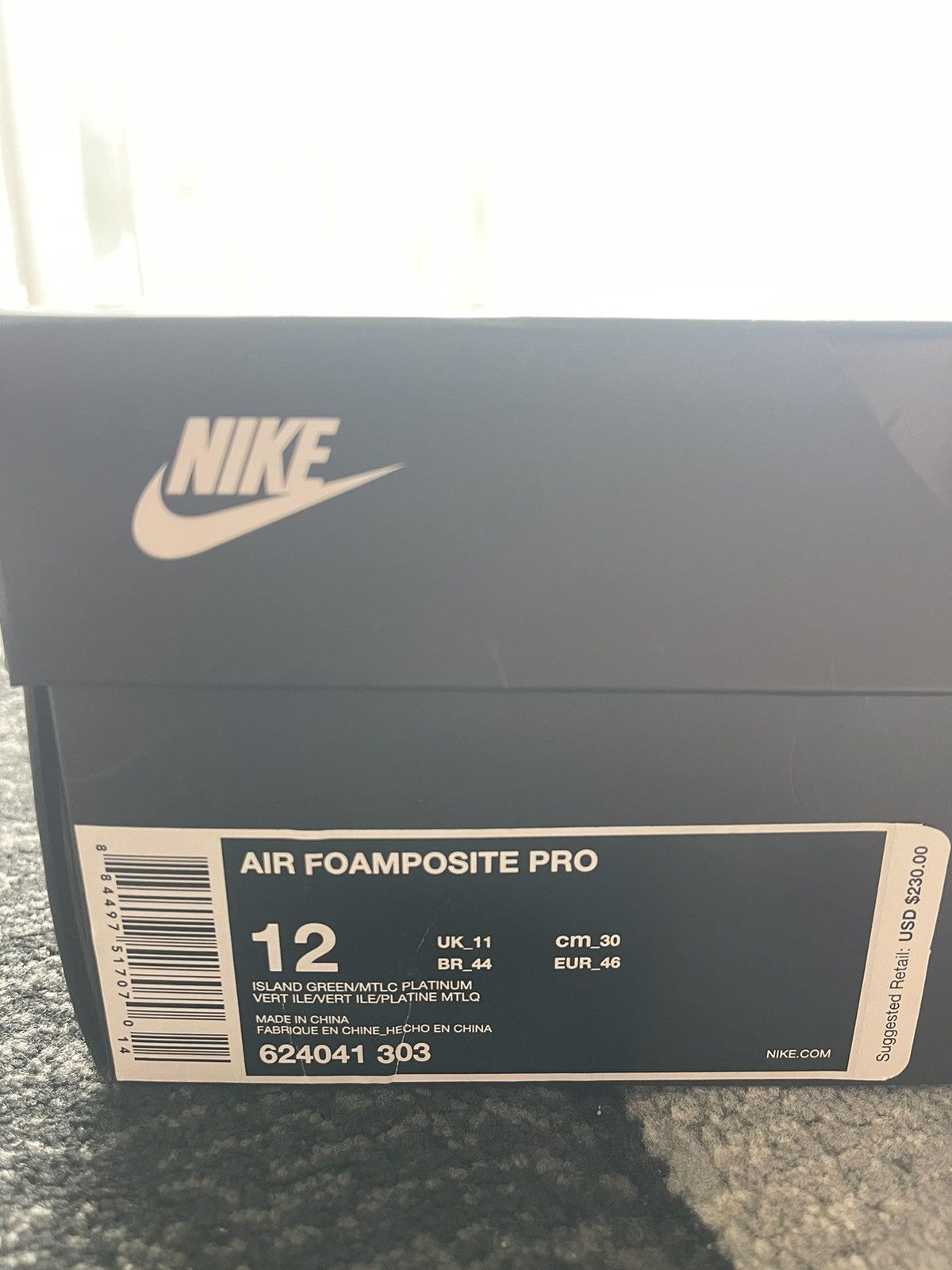 Nike 2017 Air Nike Foamposite Pro Island Green Size US 12 / EU 45 - 9 Thumbnail