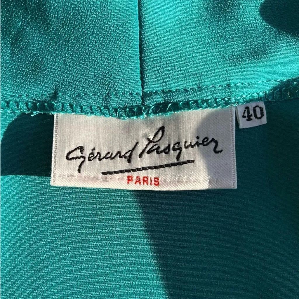 Other Vintage French Blouse w/ Scalloped Collar Size S / US 4 / IT 40 - 2 Thumbnail