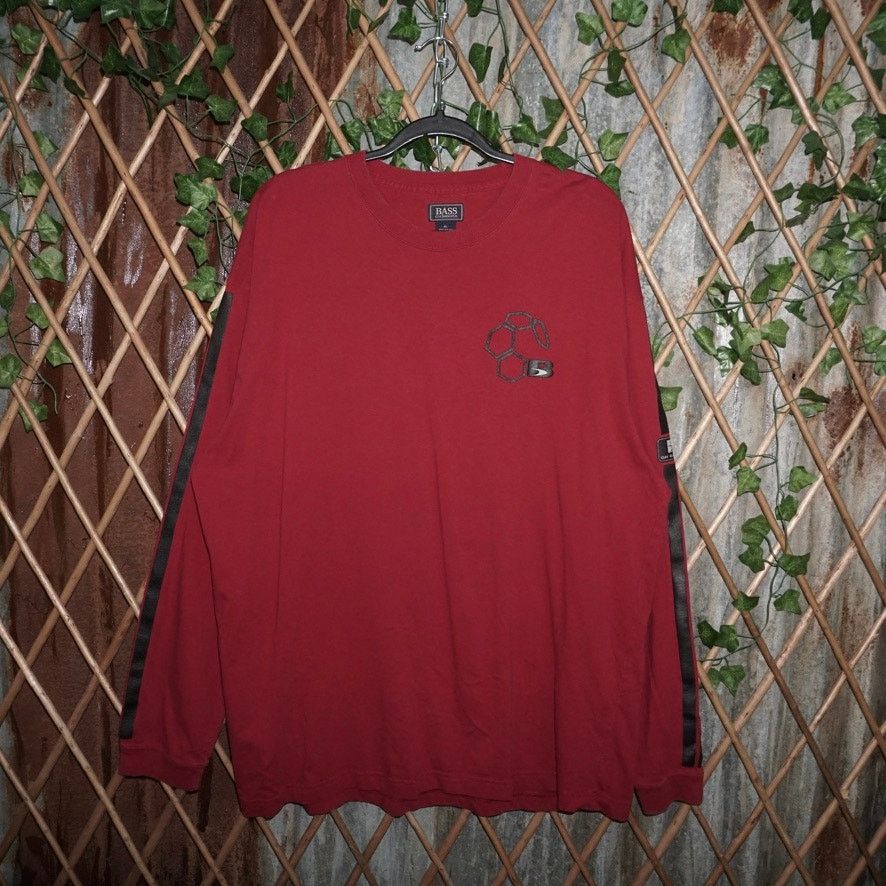 G.H. Bass & Co. XL - Vintage Y2K G.H.bass & co. fishing 2000s red LS t-shirt Size US XL / EU 56 / 4 - 1 Thumbnail
