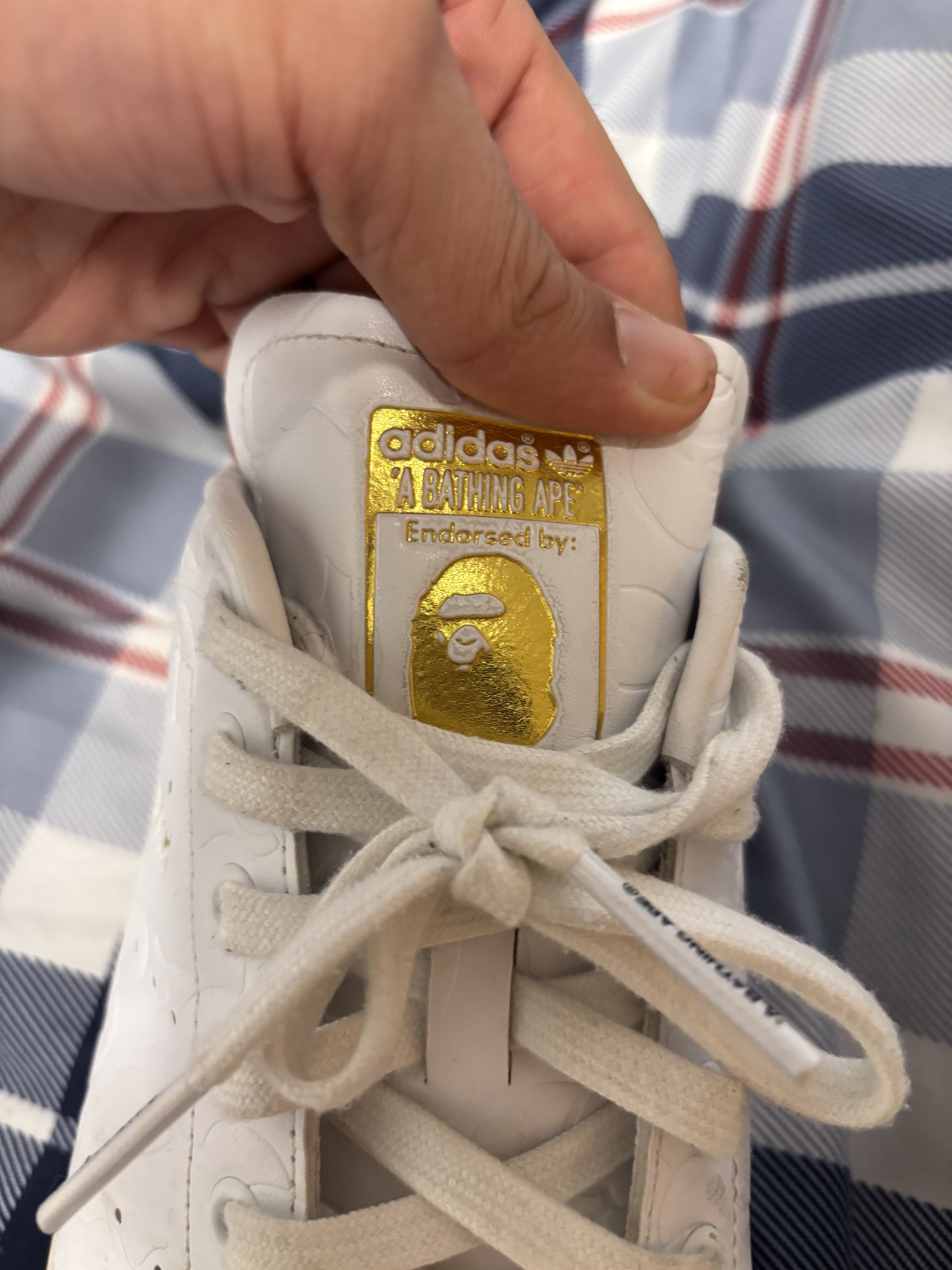 Adidas × Bape Bape Stan Smith Adidas sneaker Size US 10 / EU 43 - 4 Thumbnail