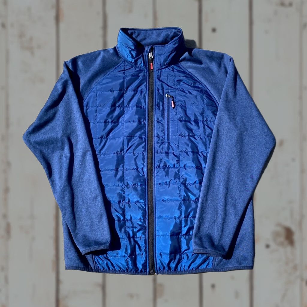 Orvis Orvis Classic Collection Men's Quilted Fleece Full Zip Jacket Blue Medium M Size US M / EU 48-50 / 2 - 1 Thumbnail