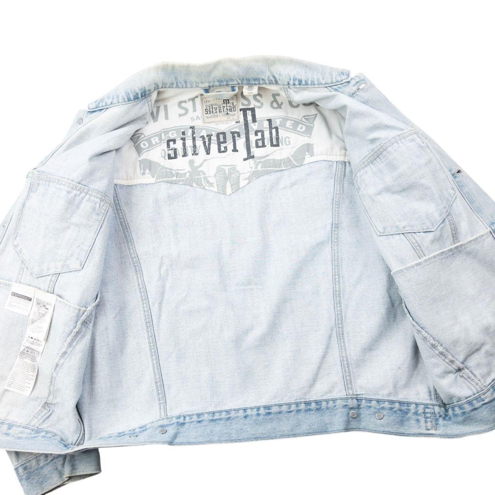 Levi's Vintage 2000s Levi's Silver Tab Button Up Denim Jacket XL Size US XL / EU 56 / 4 - 4 Thumbnail