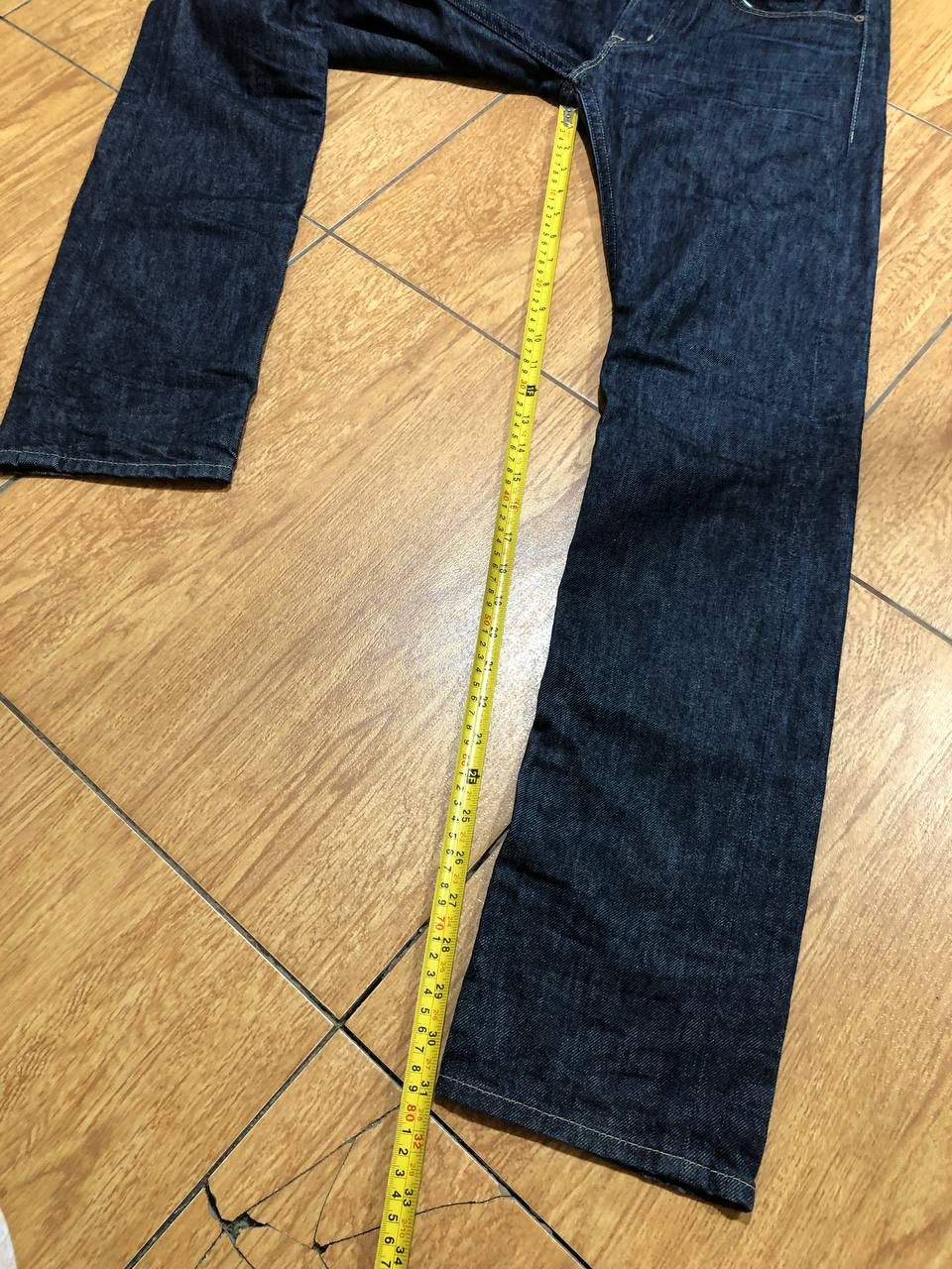 Polo Ralph Lauren Men's RALPH LAUREN MERCER Slim Straight Jeans Navy Blue Size US 30 / EU 46 - 10 Thumbnail
