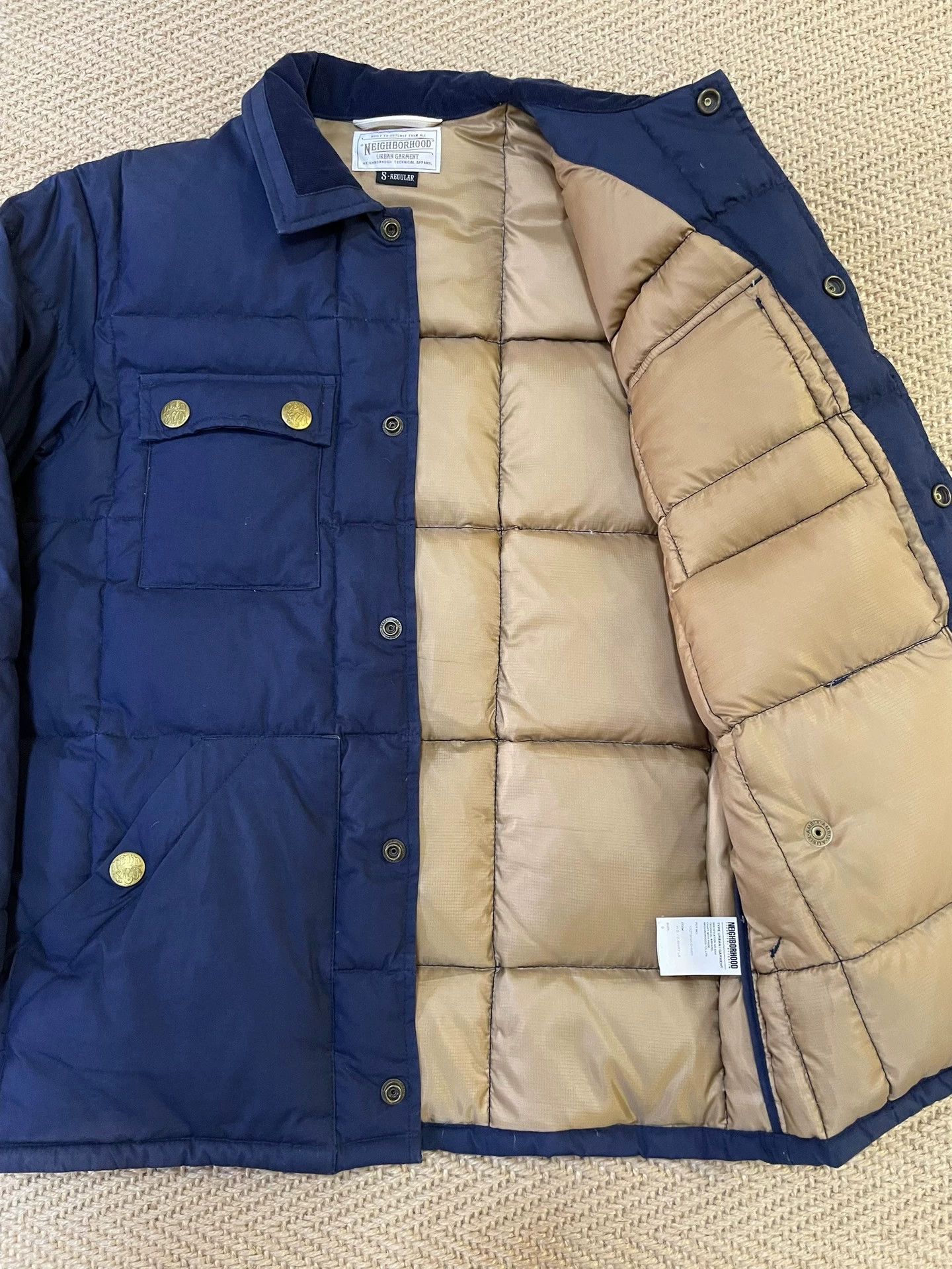 Neighborhood NEIGHBORHOOD Early Shirt Padded Down Jacket S Cord Collar Size US S / EU 44-46 / 1 - 2 Thumbnail
