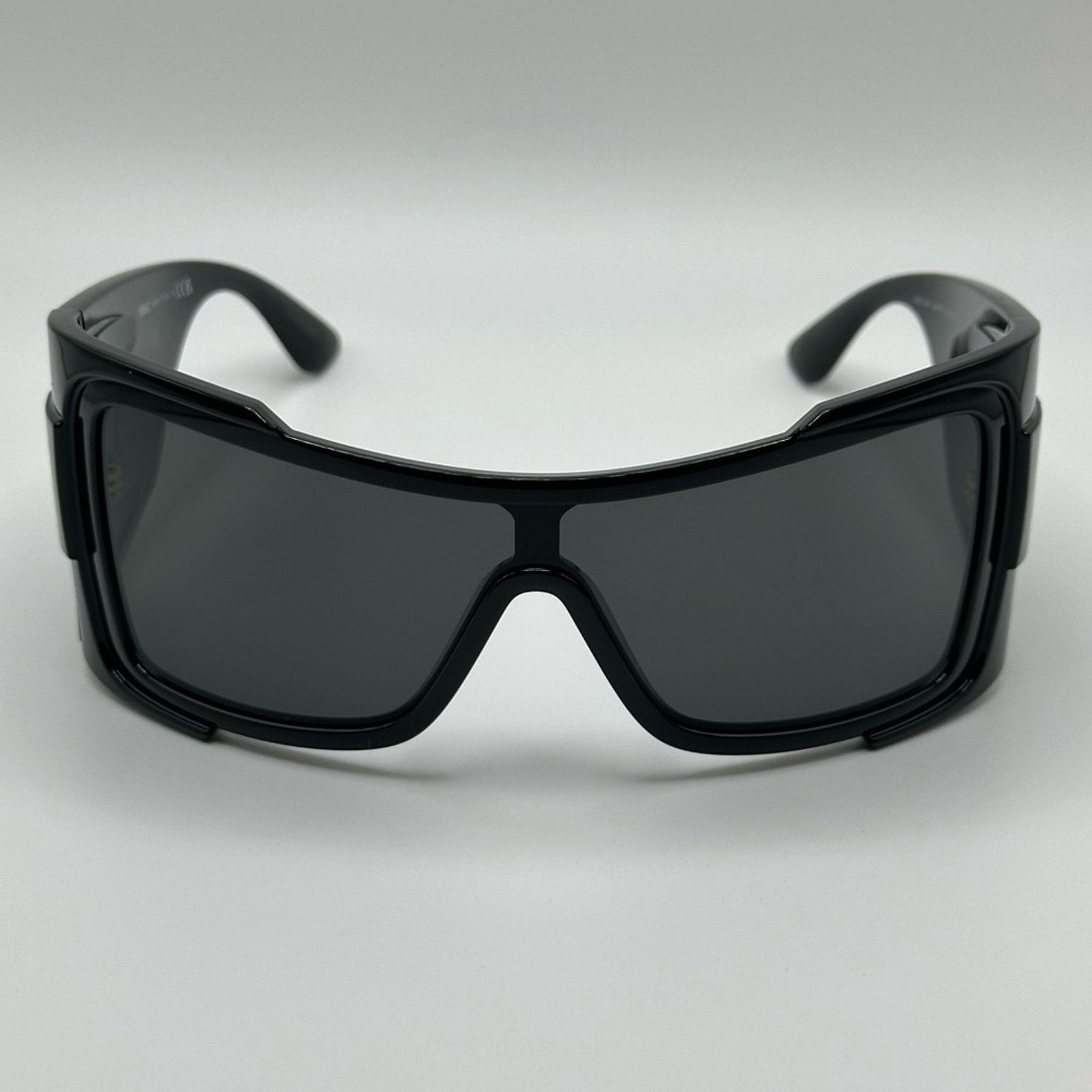 Versace NEW VERSACE VE4451 GB1/87 Black Dark Grey Unisex Sunglasses Size ONE SIZE - 2 Thumbnail