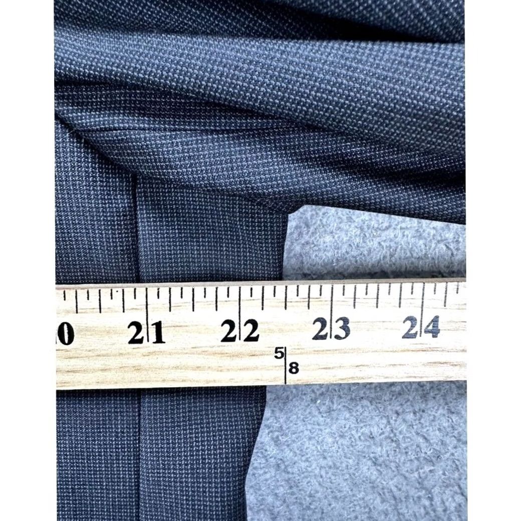 Joseph VINTAGE Joseph Feiss Wool Blazer Mens 44 Regular Dark Gray Suit Jacket Two Button Size 44R - 6 Thumbnail
