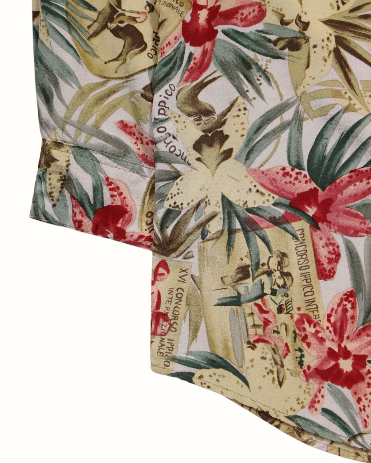Hysteric Glamour × Japanese Brand × Kenzo 2000S PAPAS ALOHA SILK SHIRT Size US L / EU 52-54 / 3 - 3 Thumbnail
