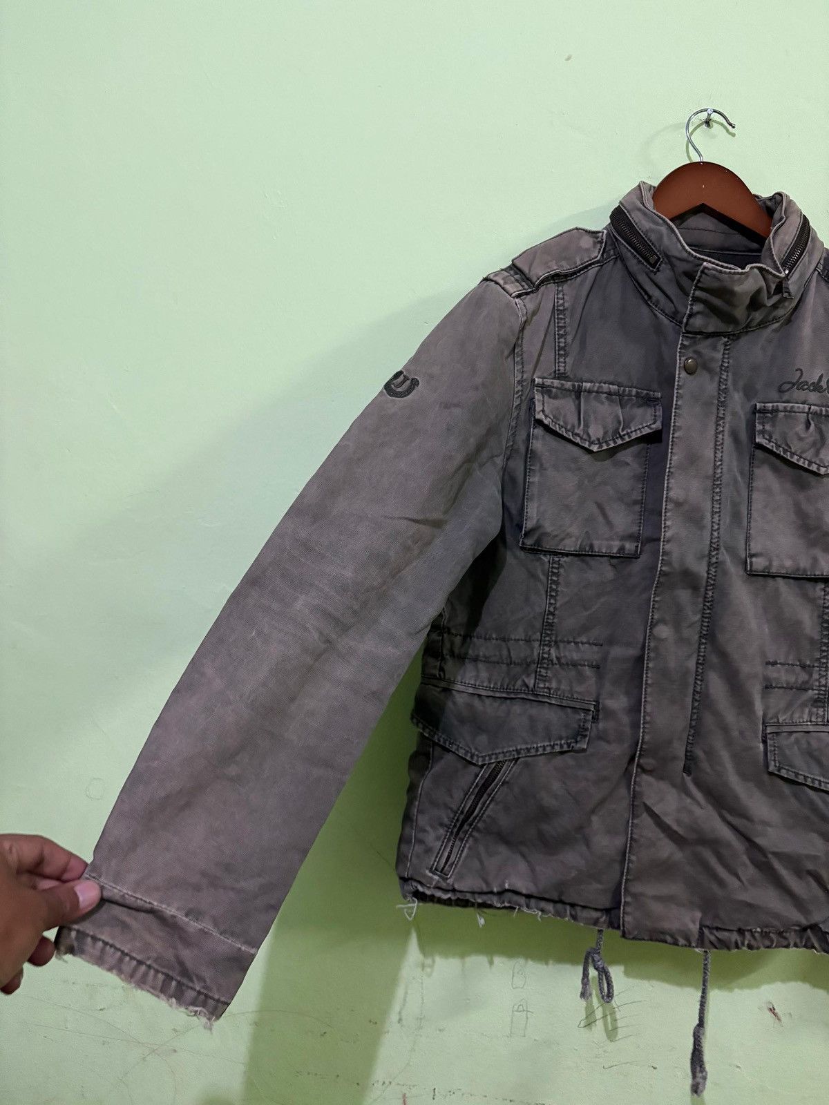 14th Addiction × JACKROSE Jack Rose M65 Field Jacket Distressed Military fashion Size US M / EU 48-50 / 2 - 2 Thumbnail