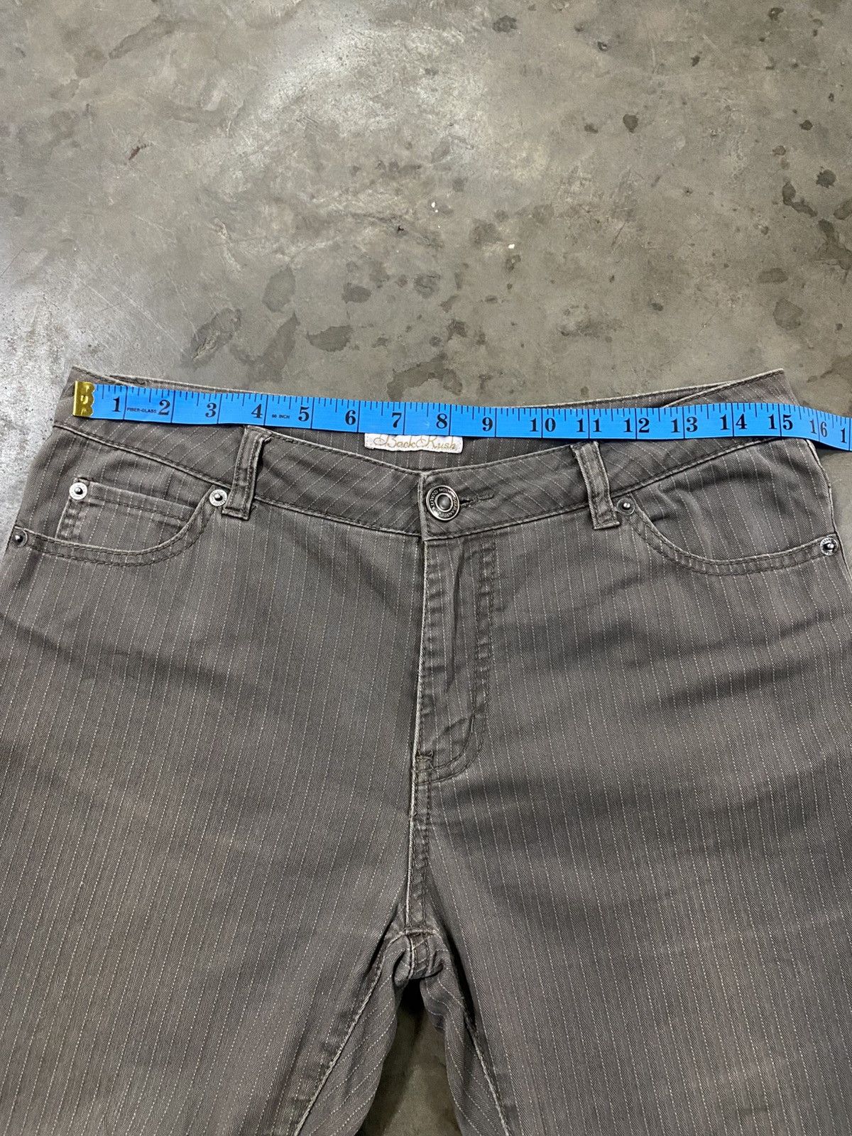 Japanese Brand Super Flare Japanese Back Rush Stripe @289 Size US 30 / EU 46 - 10 Thumbnail