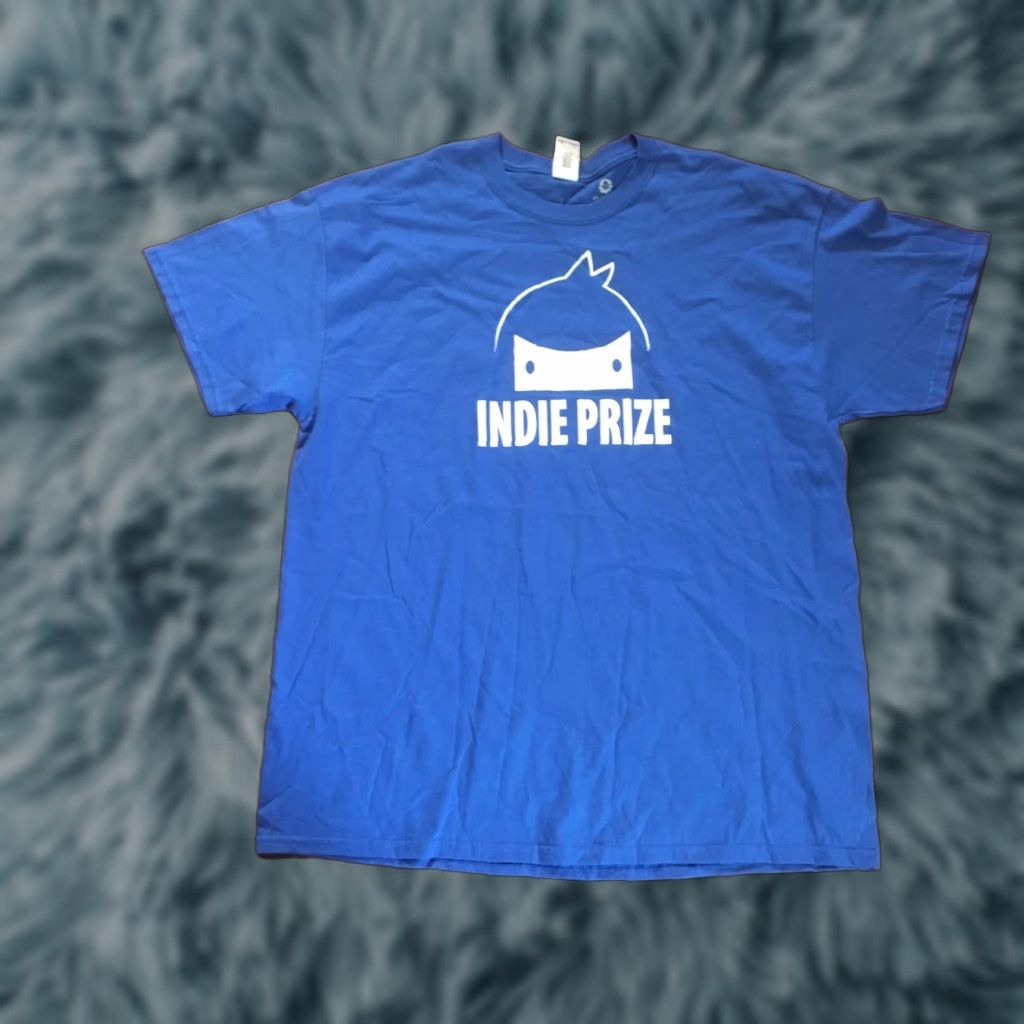 Gildan Indie Prize T Shirt XL Gildan 100% Cotton Blue Short Sleeve Graphic Tee Mens Size US XL / EU 56 / 4 - 1 Thumbnail
