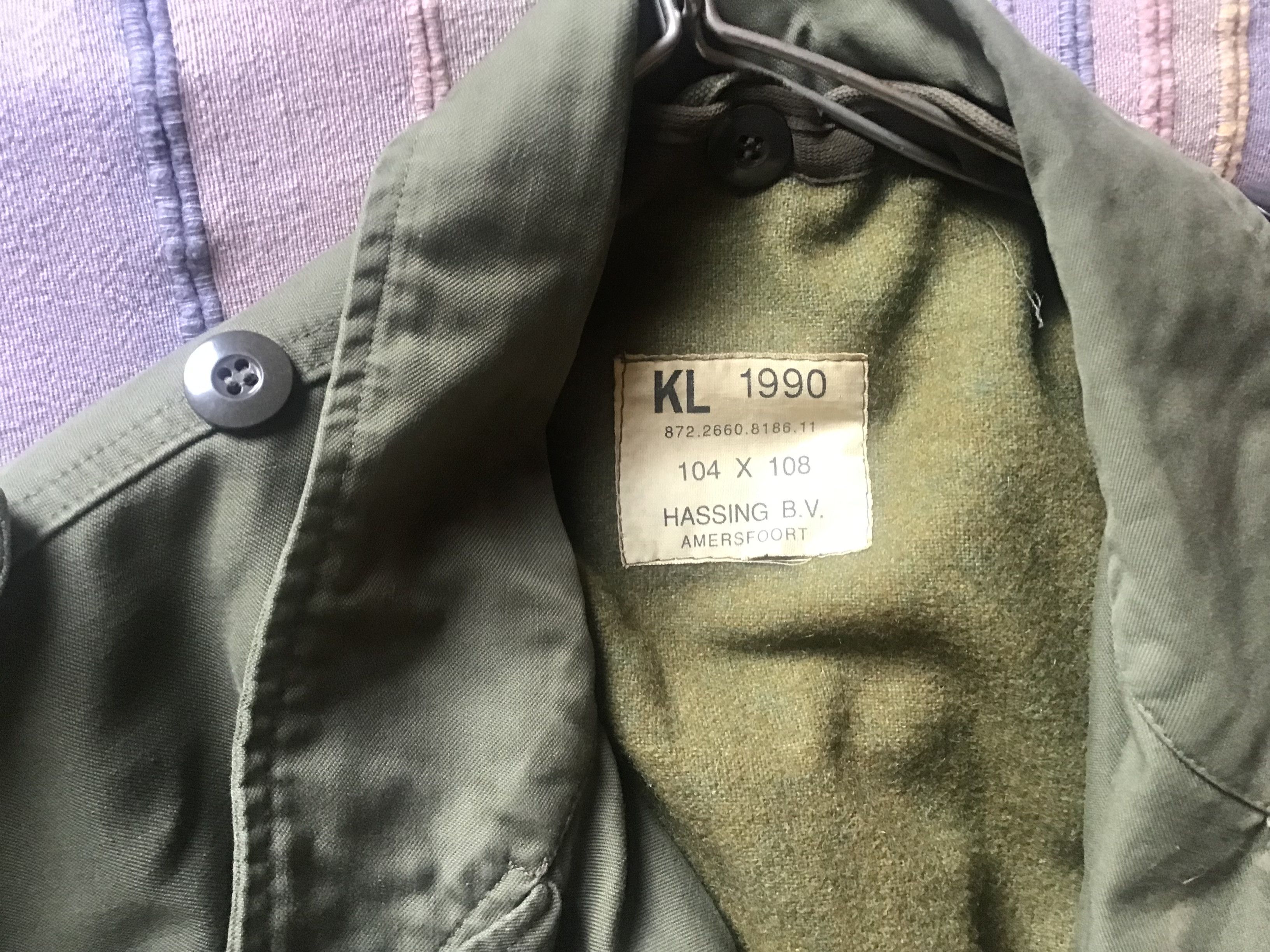 Vintage Vintage 90s Military Jacket Size US L / EU 52-54 / 3 - 3 Thumbnail