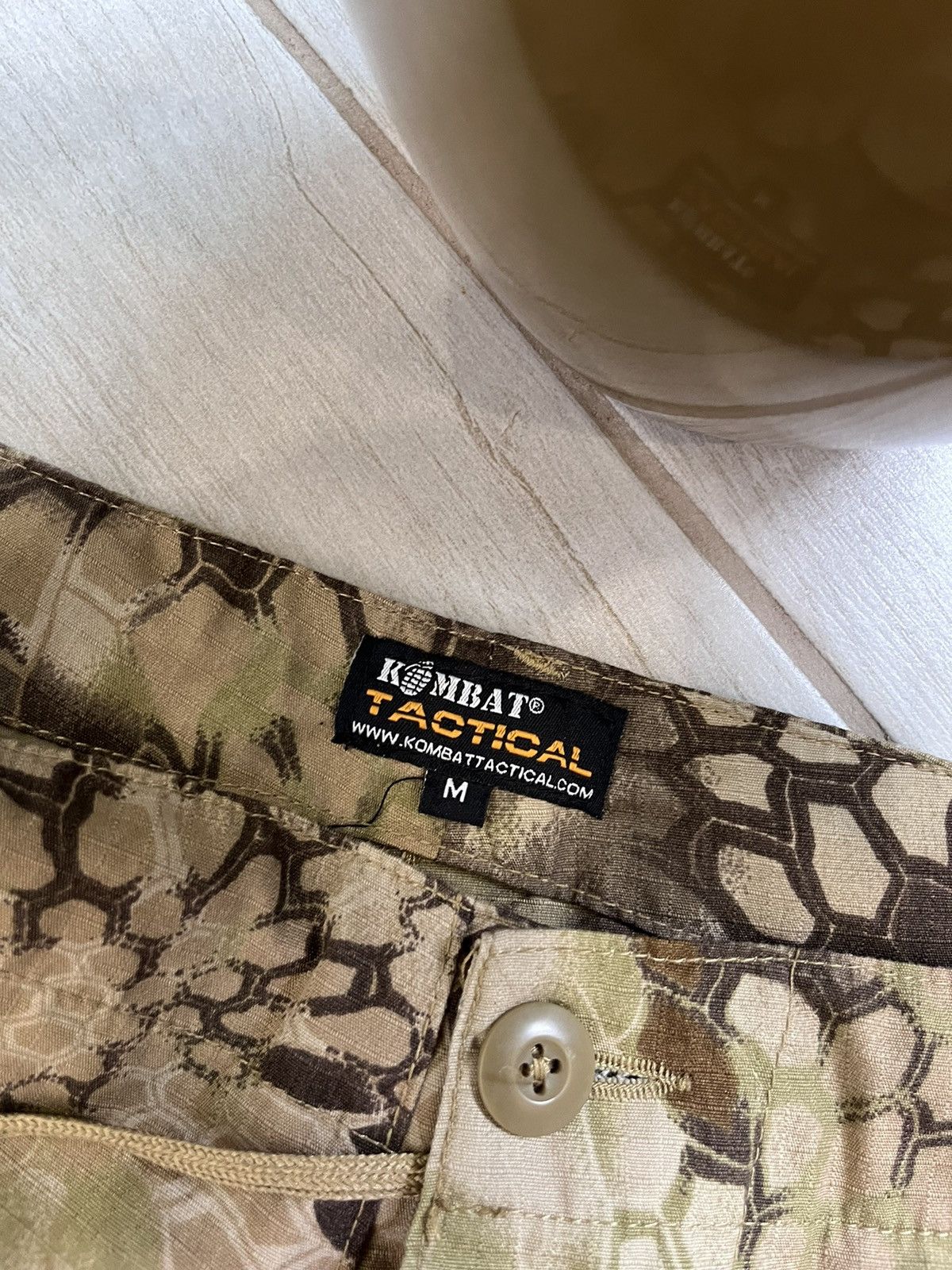Vintage Vintage Camo trousers pants cargo drawstrings snake skin Size US 32 / EU 48 - 19 Thumbnail