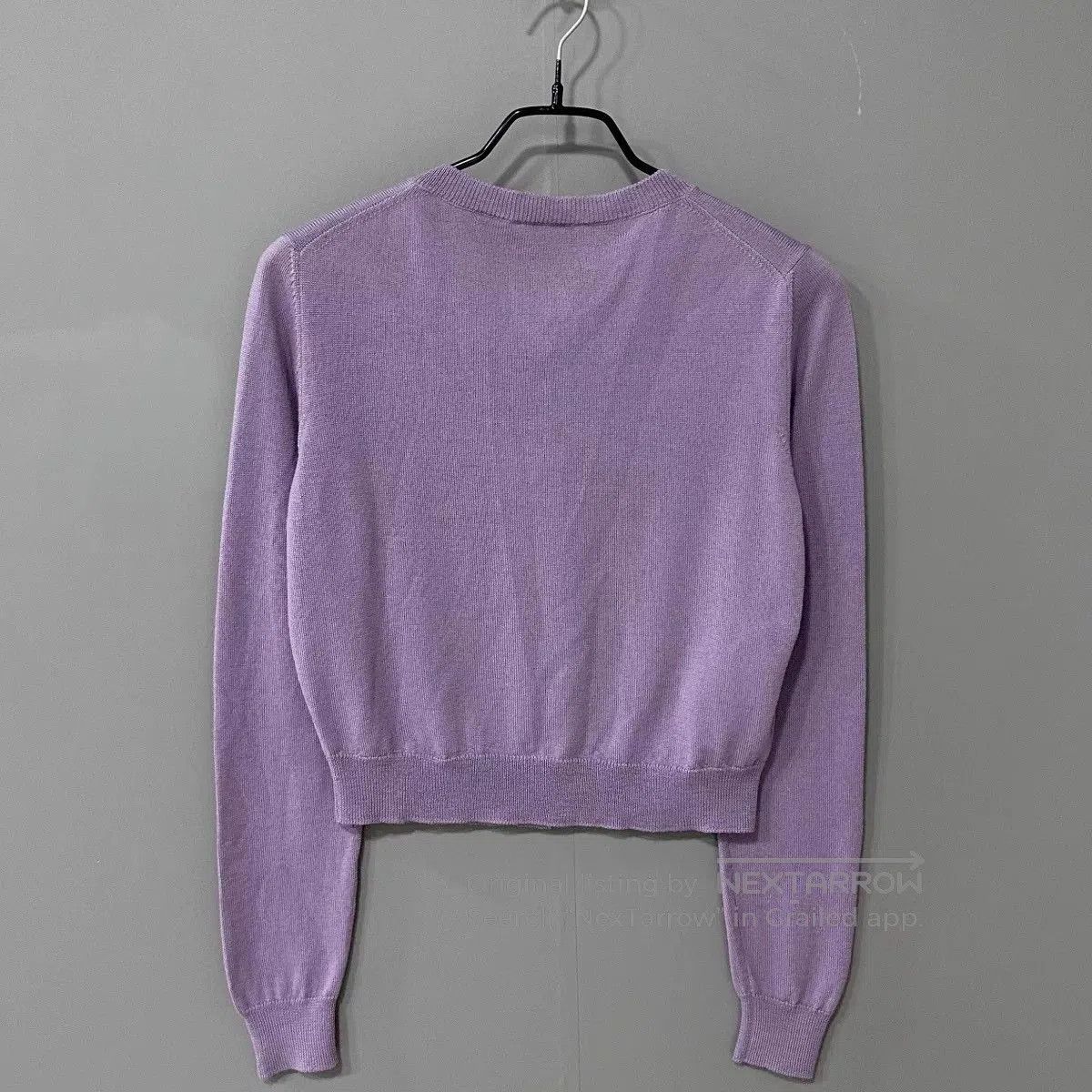 Miu Miu miumiu purple cardigan with embellishments. Size M / US 6-8 / IT 42-44 - 3 Thumbnail