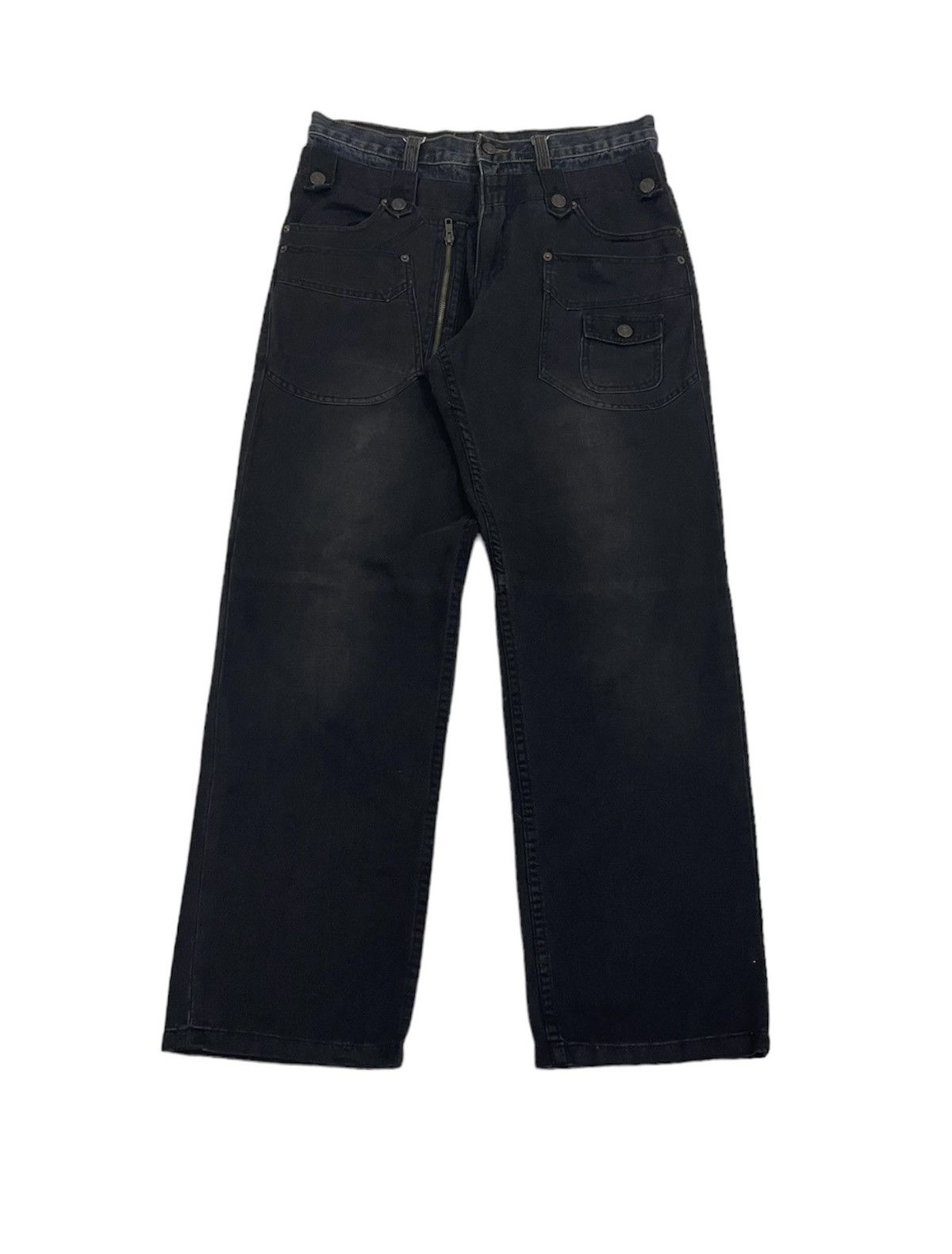 PPFM Brth Breath Japan Double Waist Bush Jeans Size US 32 / EU 48 - 2 Thumbnail