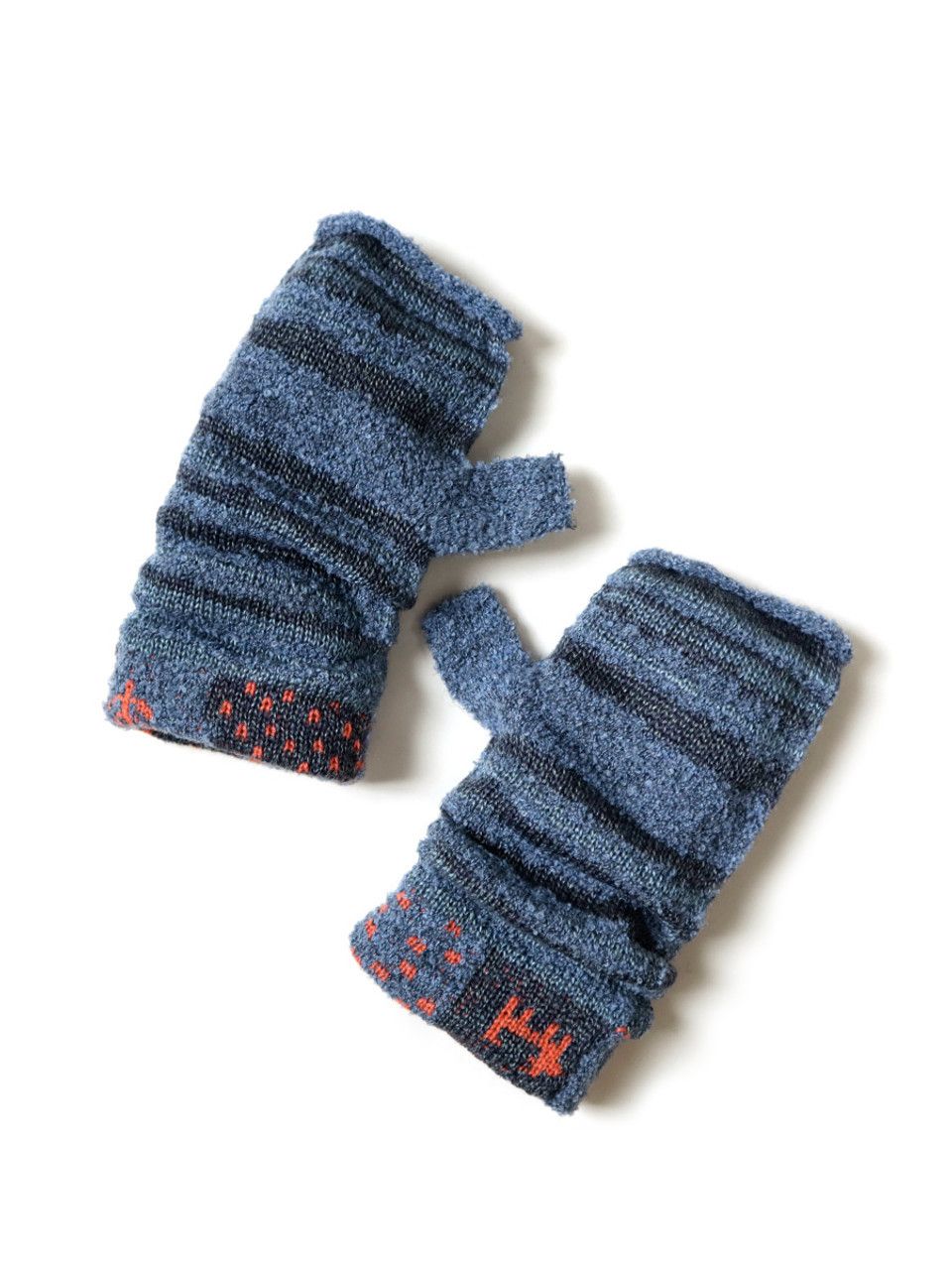 Kapital KAPITAL GABBEH PATCHWORK 2-WAY MITTENS BLUE OS NEW Size ONE SIZE - 7 Thumbnail
