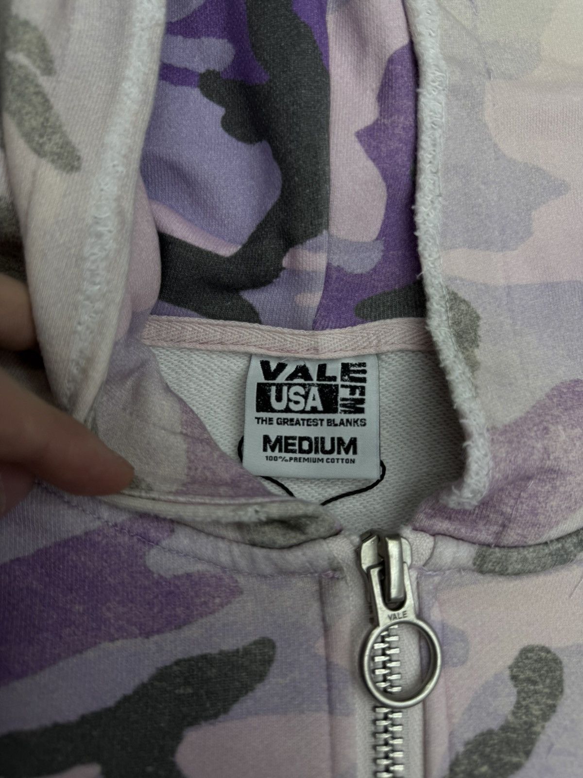 Vale Valley Hoodie Purple Camo Zip Up Size Medium (NEW) Size US M / EU 48-50 / 2 - 7 Thumbnail