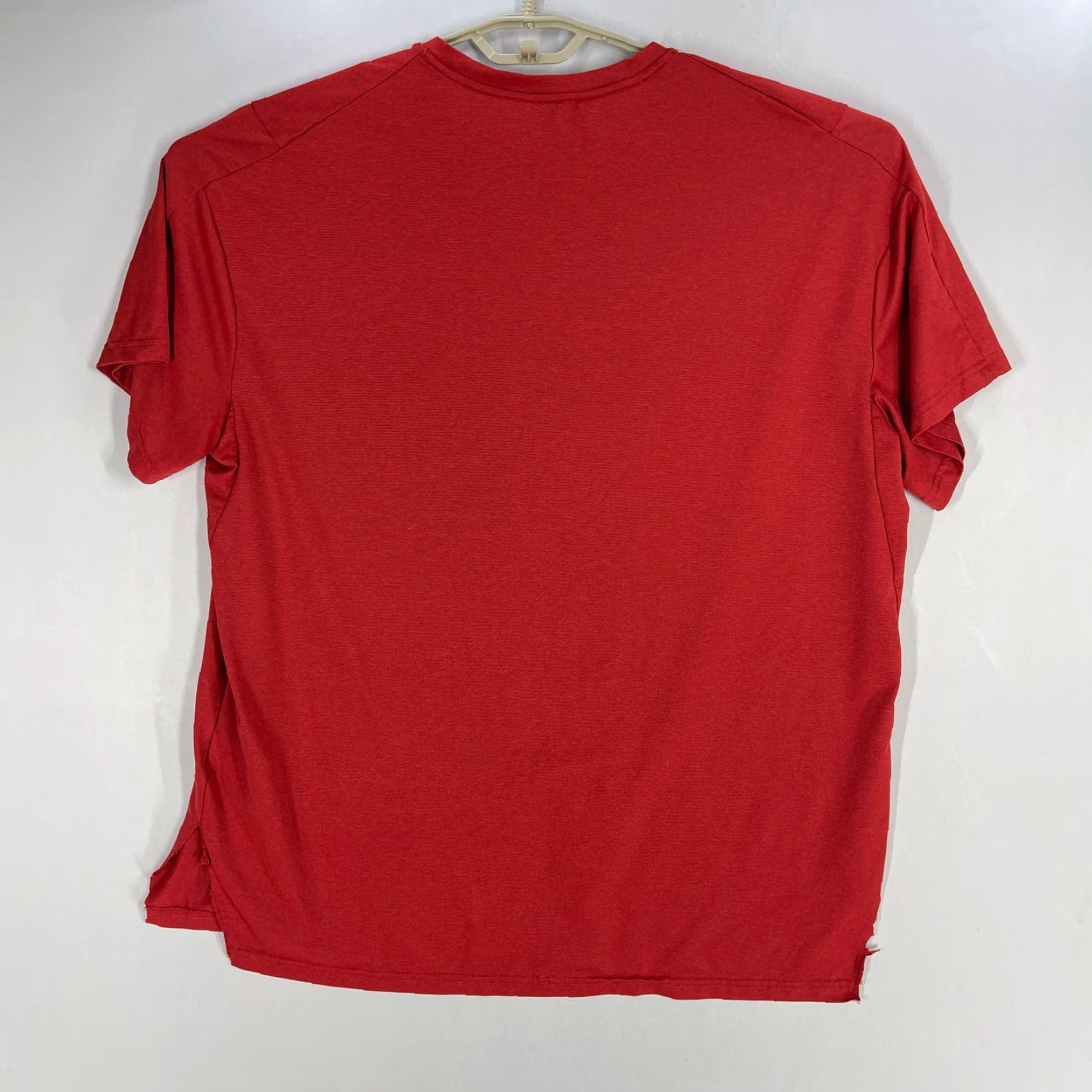 Nike NIKE Pro Dri Fit Tee Shirt Red Men XL Short Sleeve Logo Swoosh RIPPED ON SIDES Size US XL / EU 56 / 4 - 2 Thumbnail