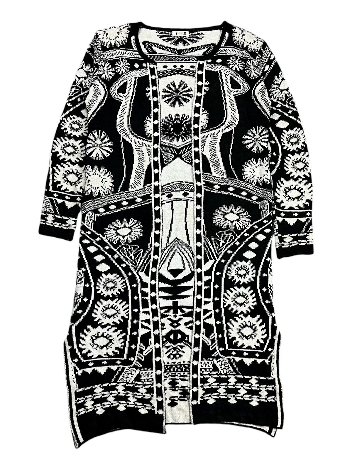 Issey Miyake 1980s Issey Sport - Artisanal Long Knitted Cardigan