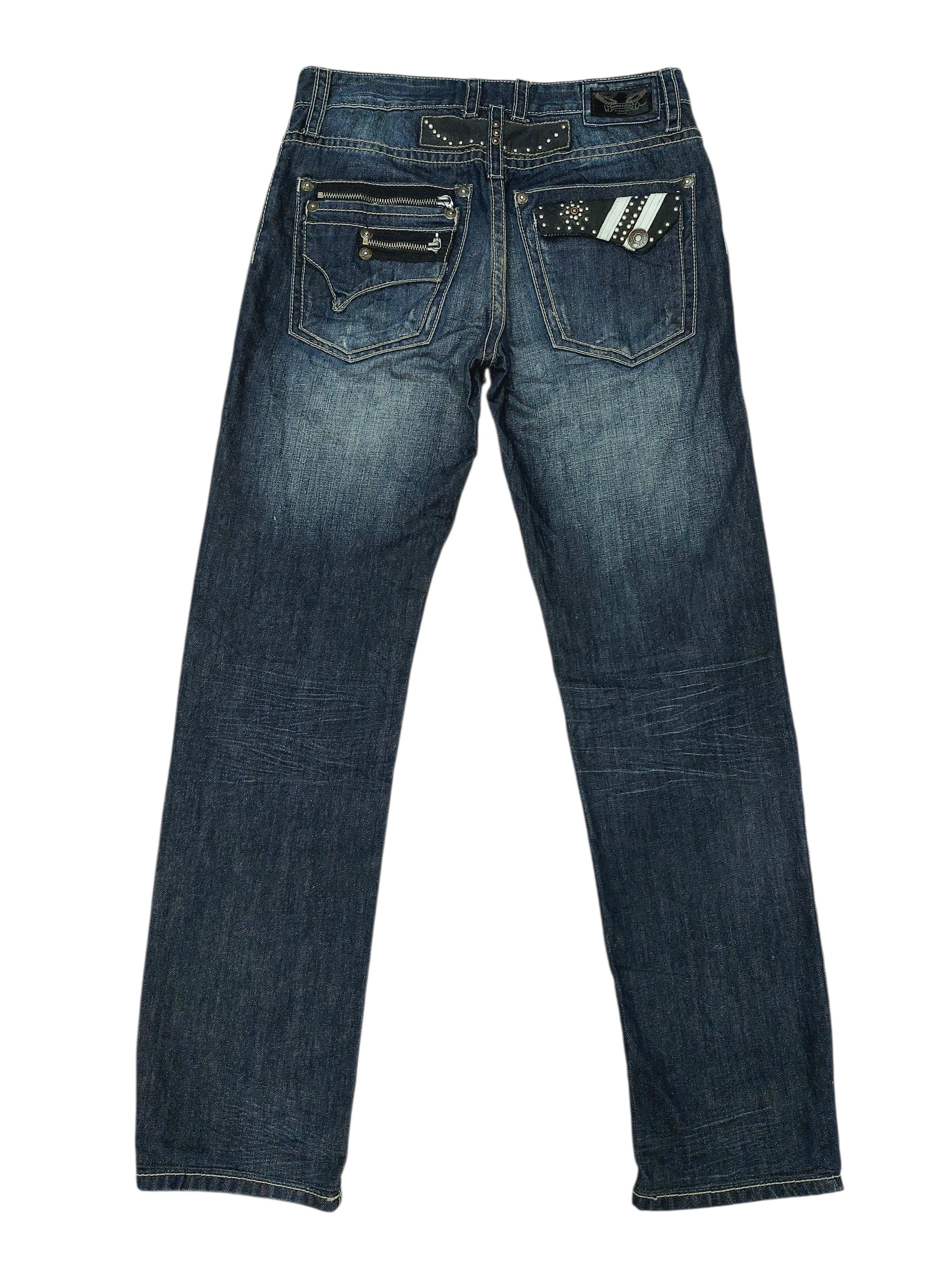 Robins Jeans Robins Jeans Studded Style Vintage Denim Size US 34 / EU 50 - 10 Thumbnail