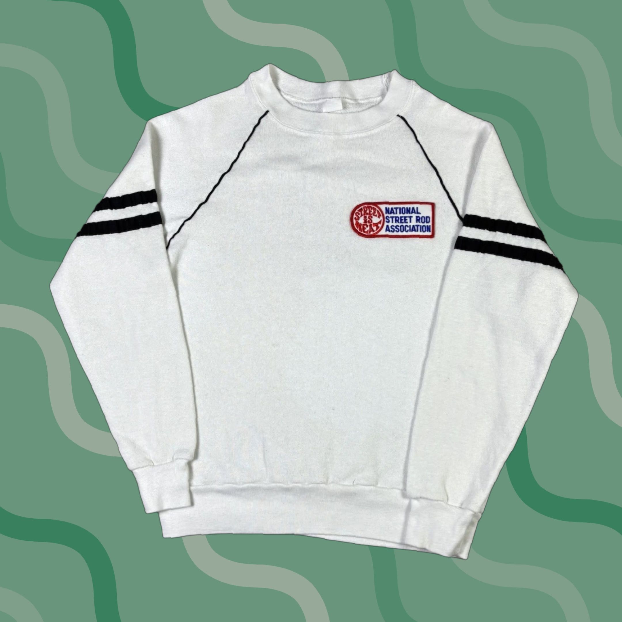 Vintage VINTAGE Model T Car Sweatshirt National Car Association size S 80s Men White Cotton Knit Graphic Print Racing Zip Pullover Logo United States Size US S / EU 44-46 / 1 - 1 Thumbnail