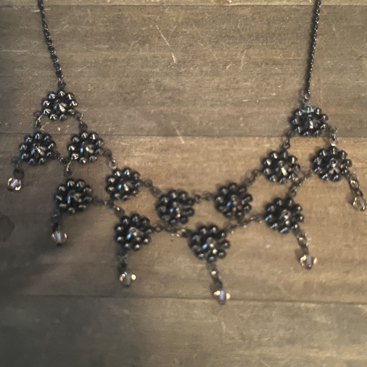 Other Bellagio Crystals cascading crystal flowers necklace Size ONE SIZE - 5 Thumbnail