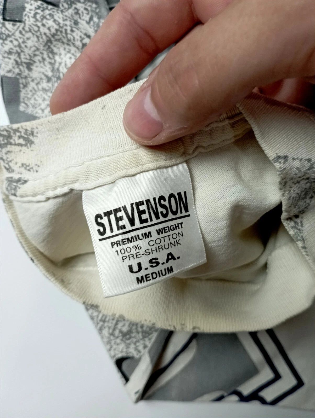Stevenson Overall Co. Dallas Cowboys Stevenson Vintage T-Shirt Big Logo 1992–1993 Size US S / EU 44-46 / 1 - 11 Thumbnail